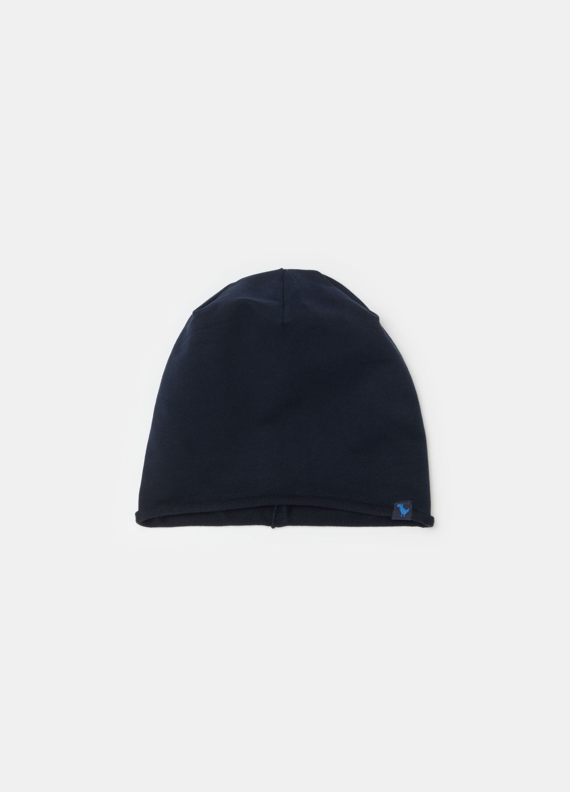 Solid colour hat in French terry