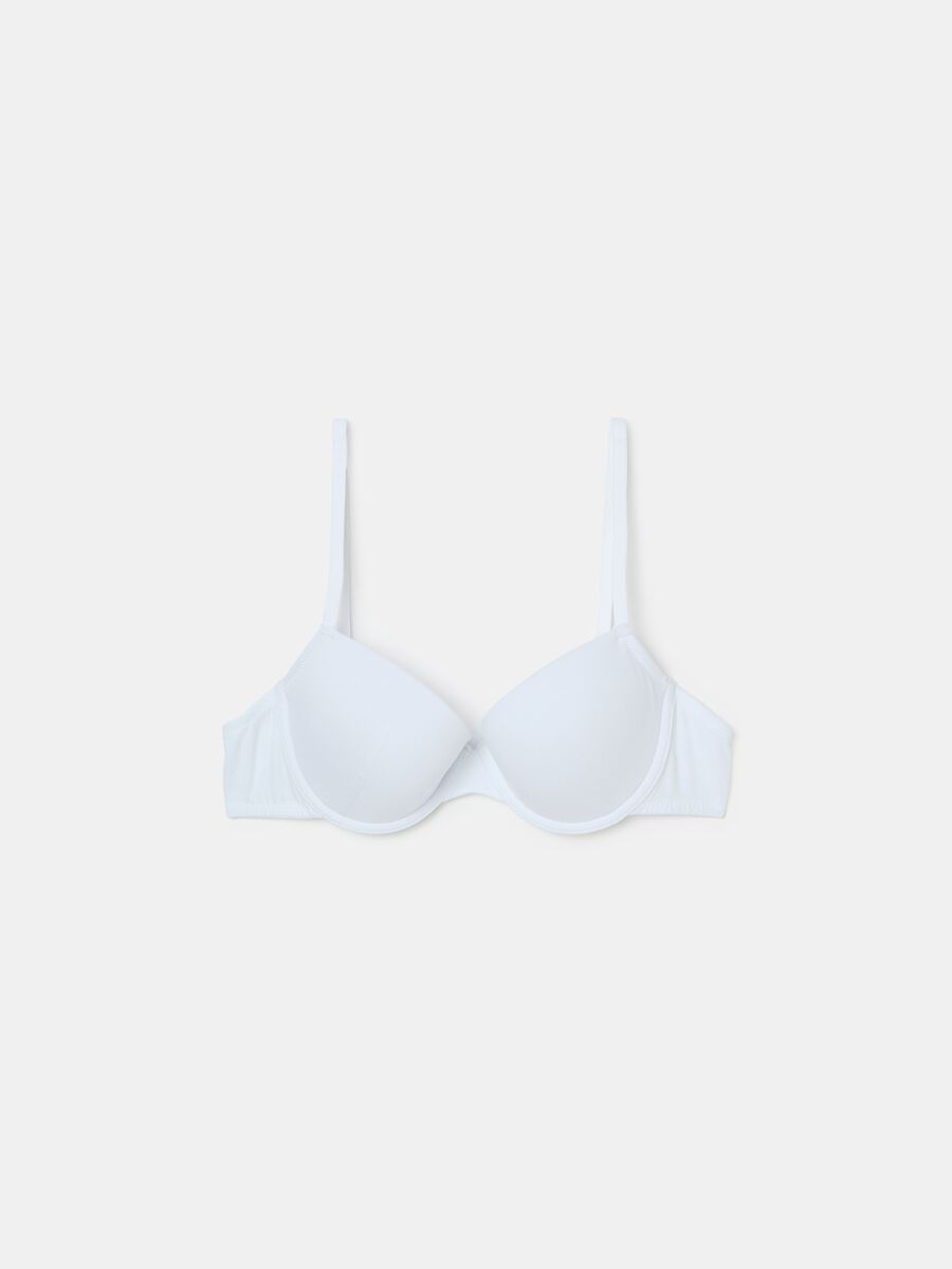 The Padded stretch cotton bra_4