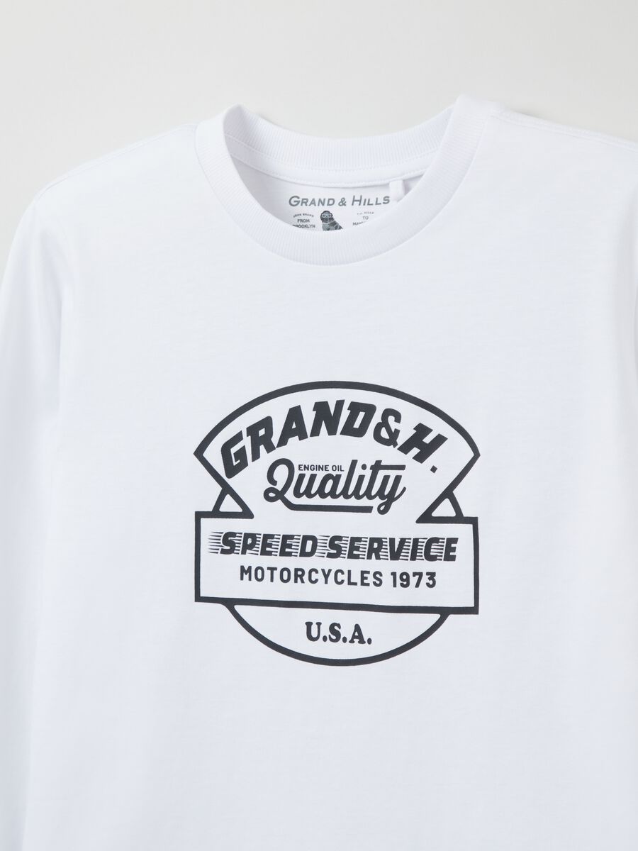 Long-sleeved T-shirt with Grand&Hills print_2