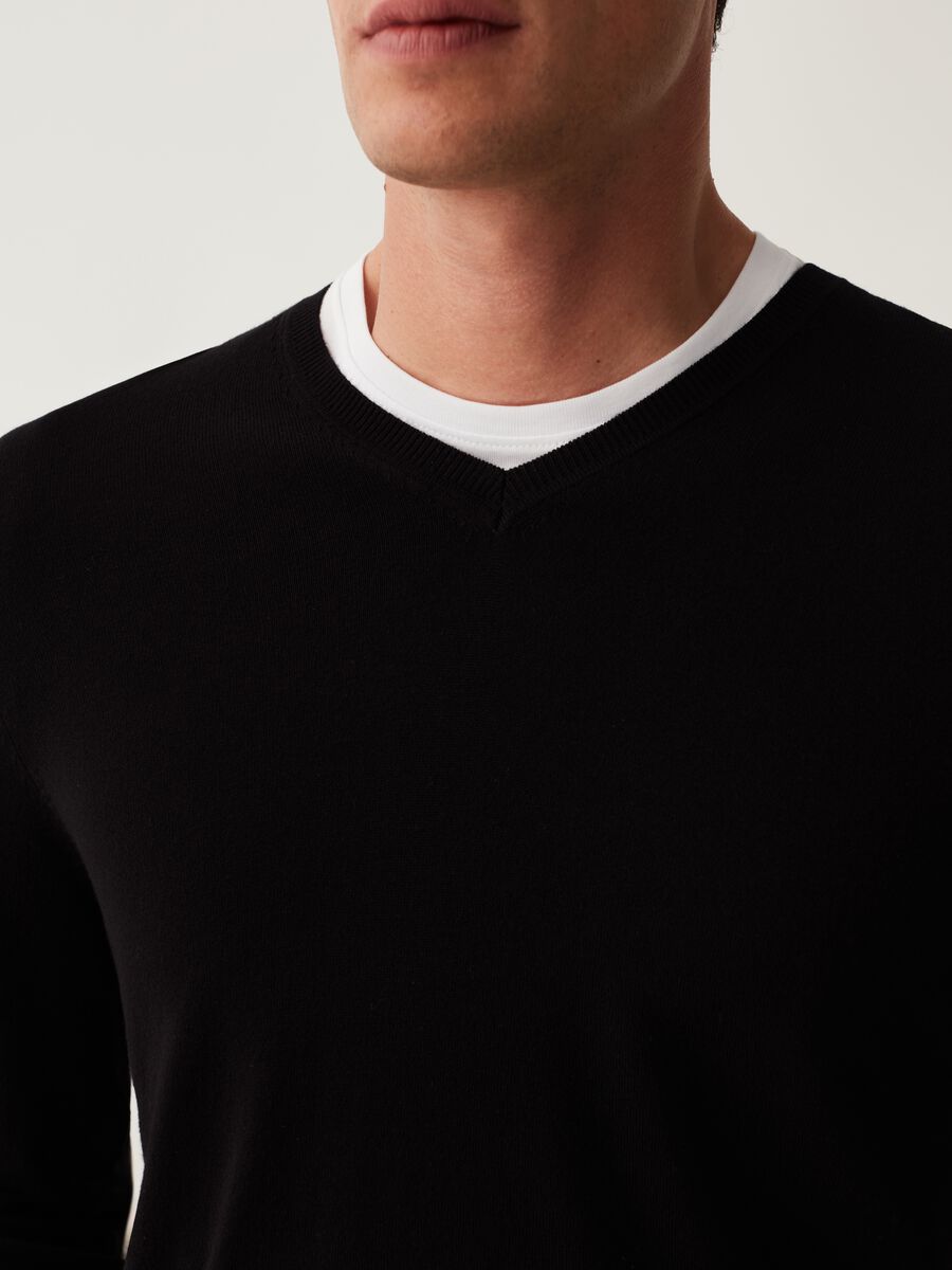 V-neck pullover_3