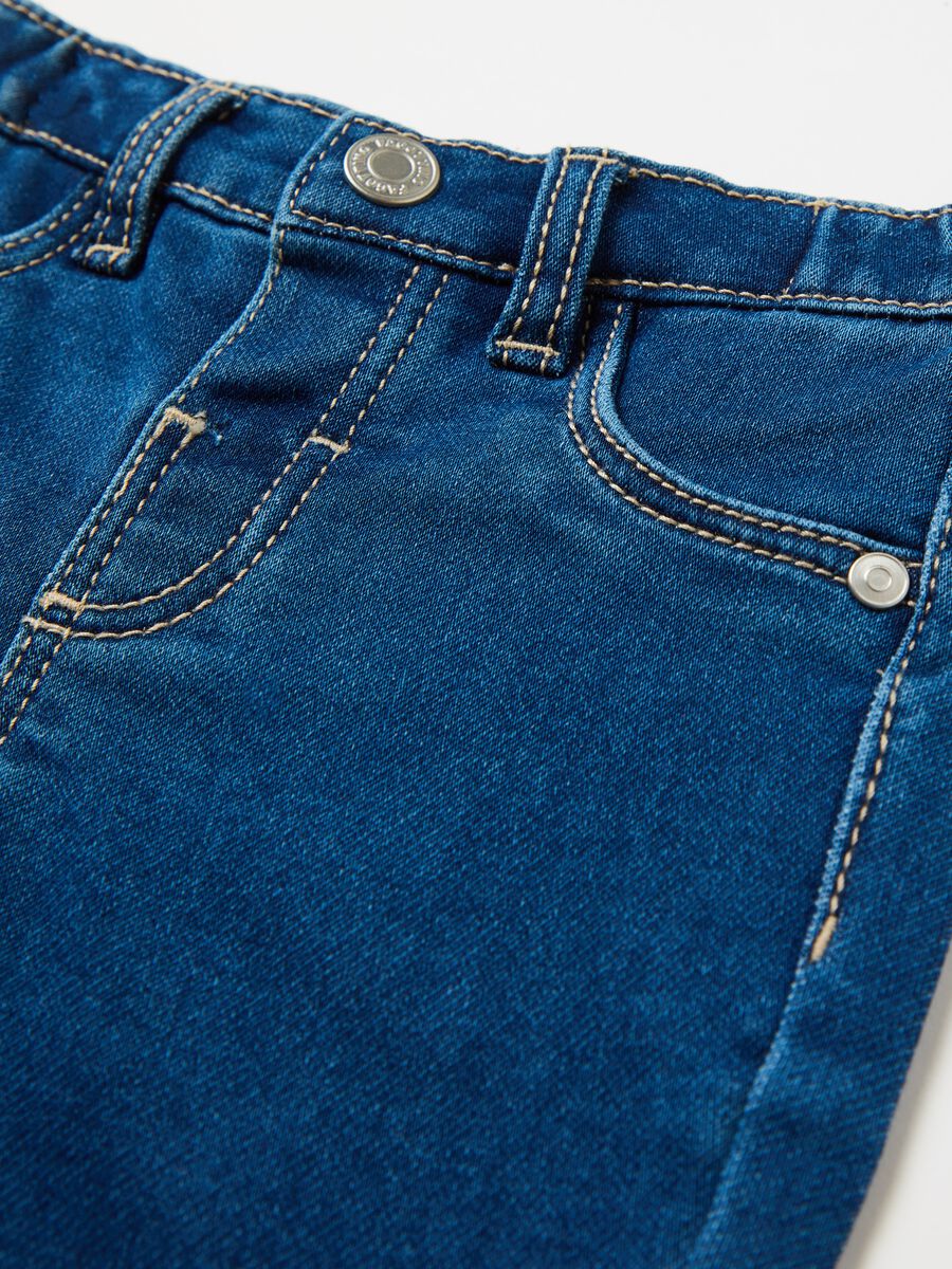 Jeans in French terry with pockets_3