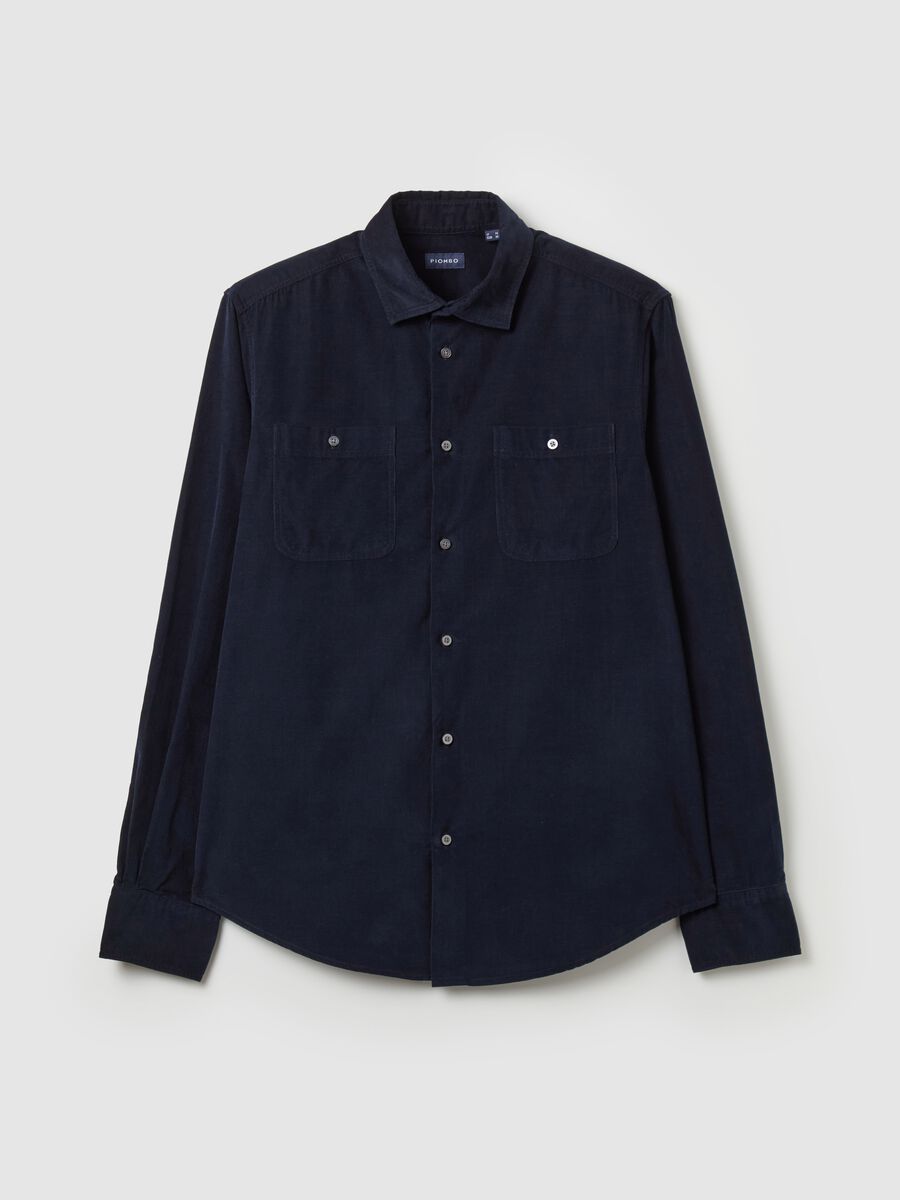 Contemporary cotton shirt with pockets_4