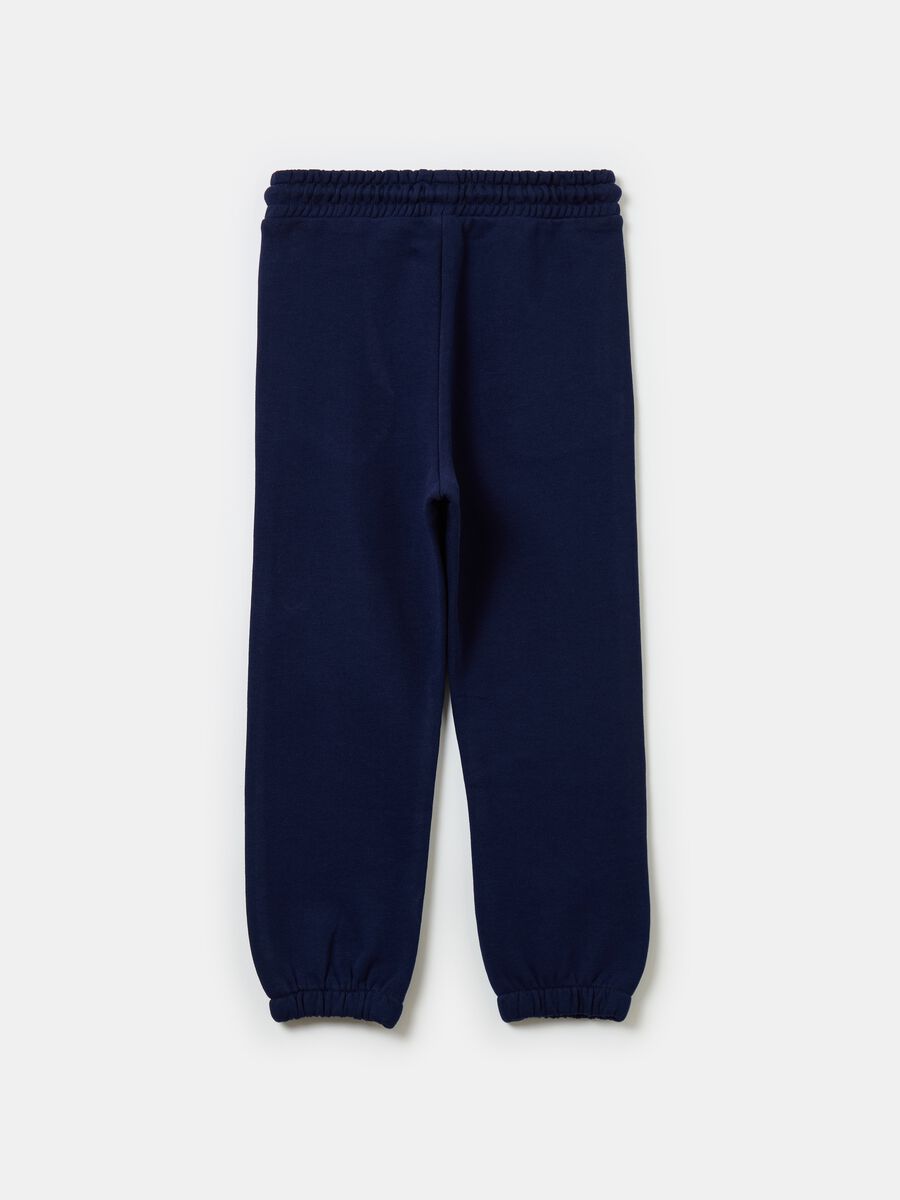 Essential joggers in organic cotton with drawstring_1