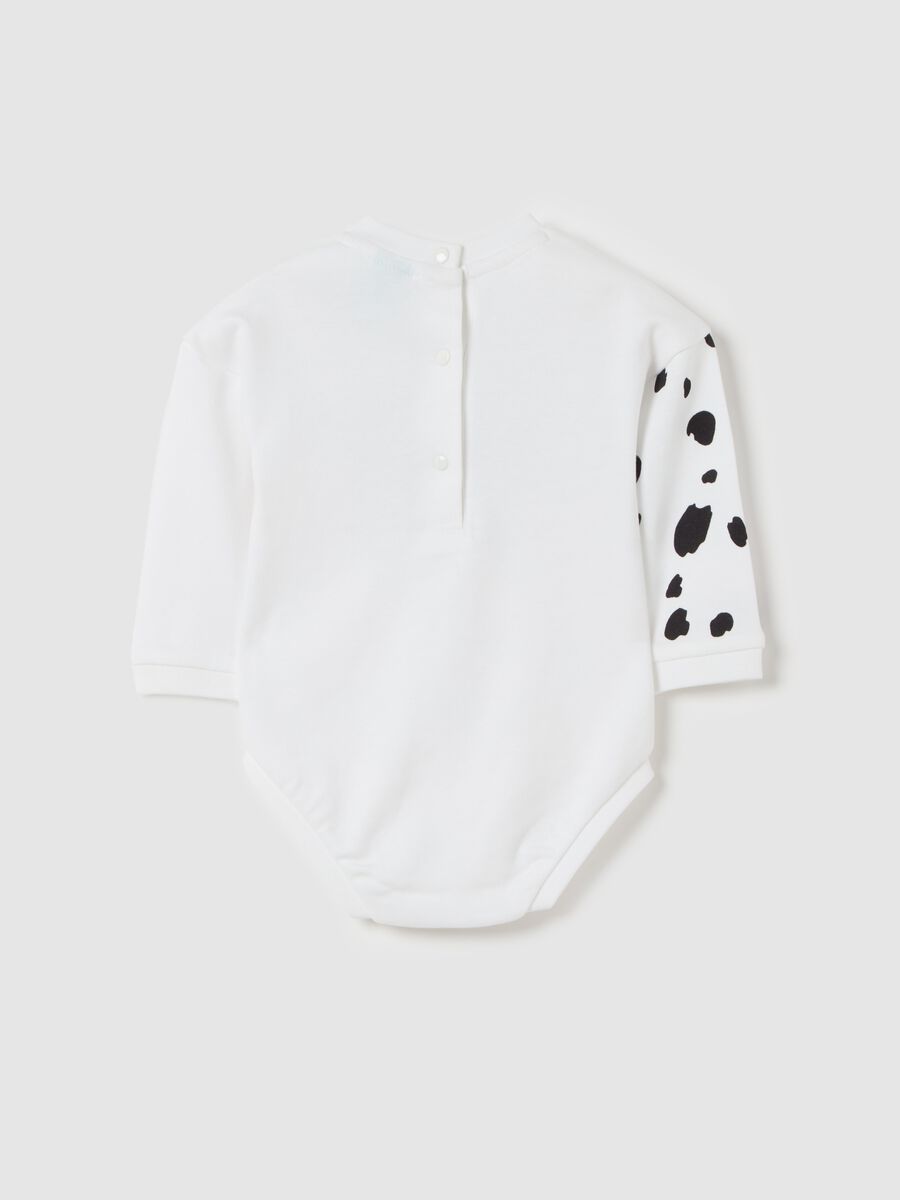 Long-sleeved bodysuit with 101 Dalmatians print_1