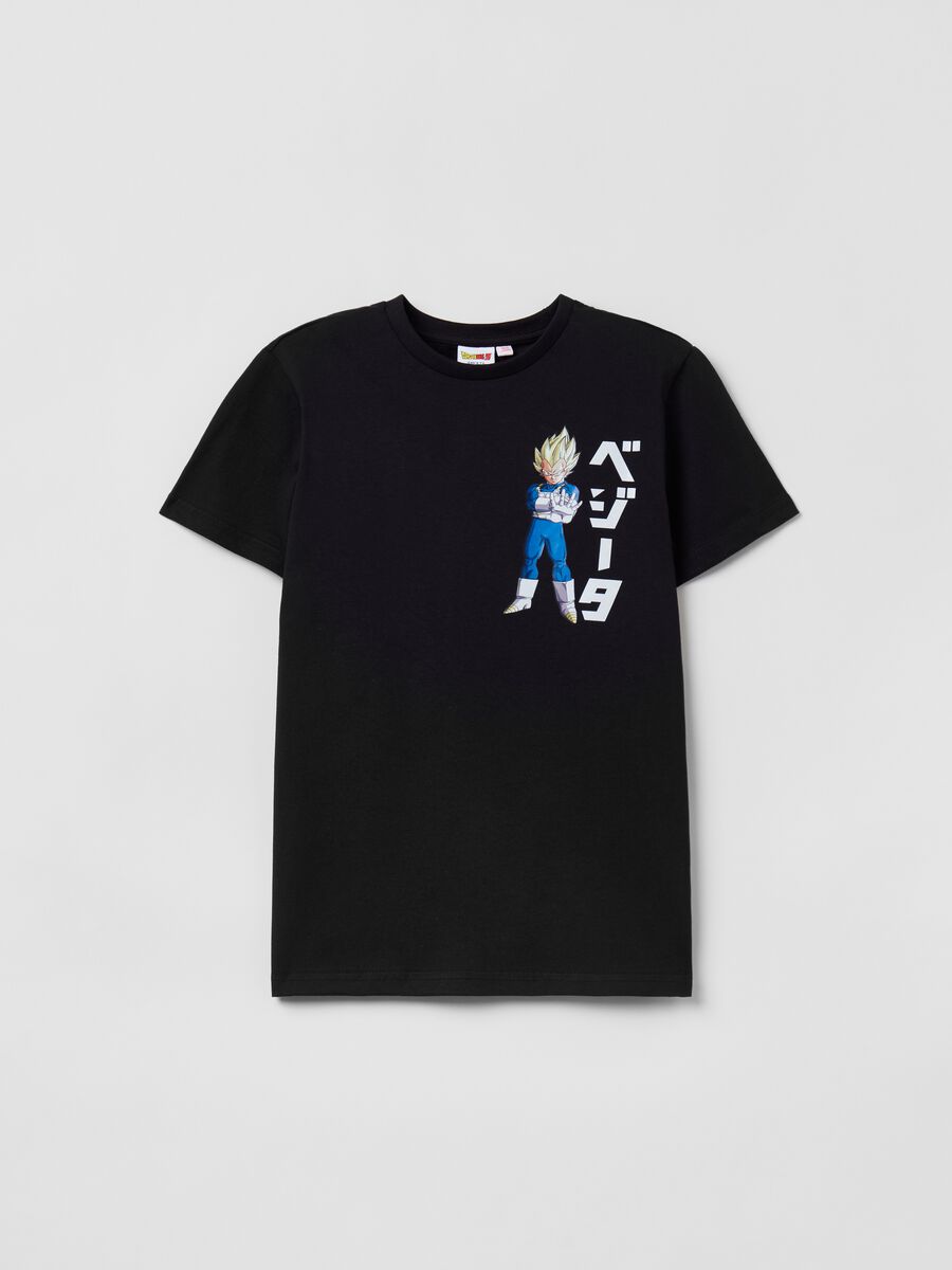 T-shirt in cotone con stampa Dragon Ball_0