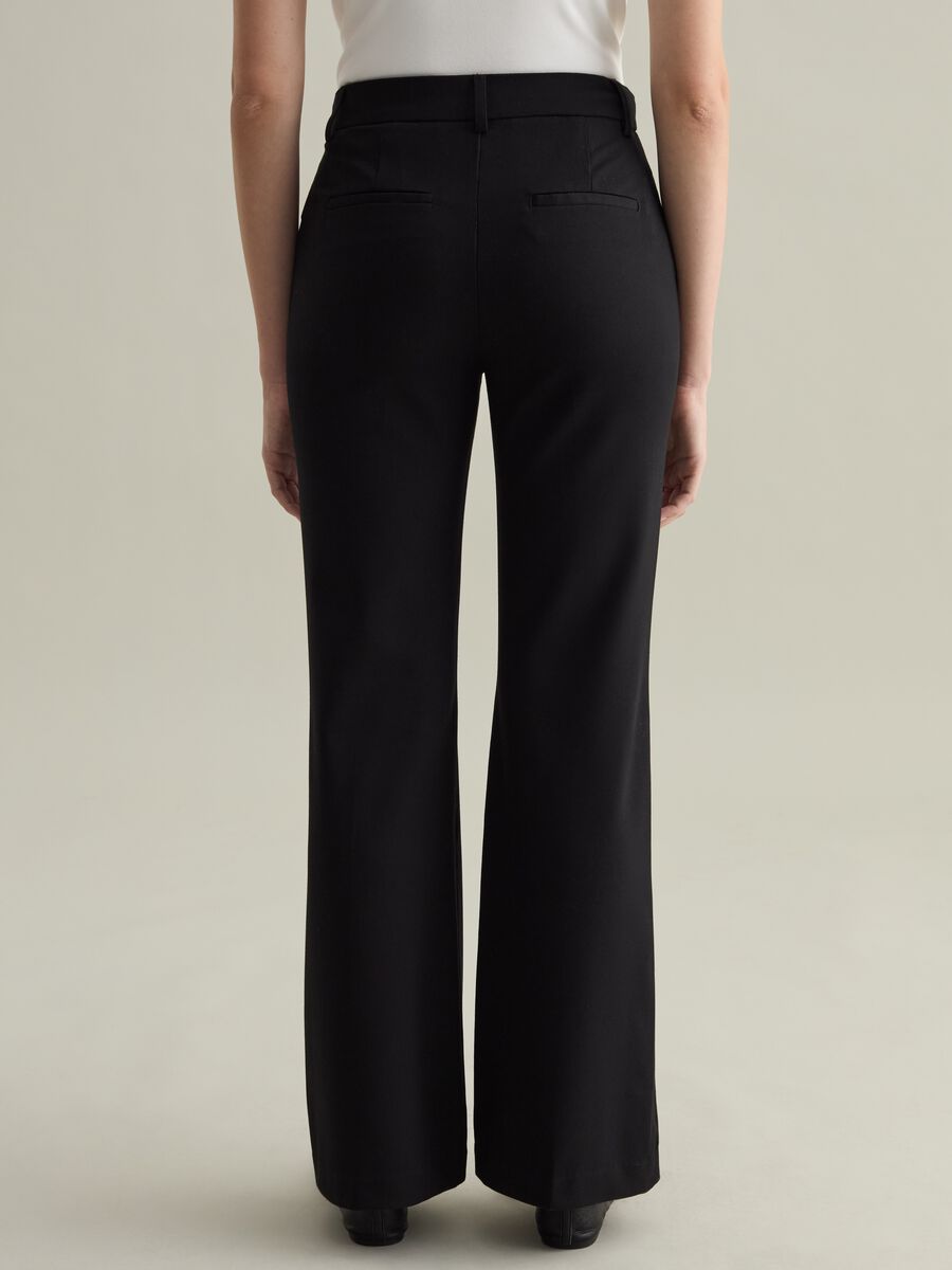 Contemporary bootcut-fit trousers_3