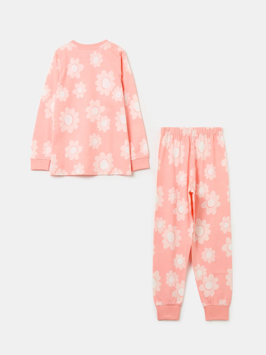 Organic cotton pyjamas with print_1