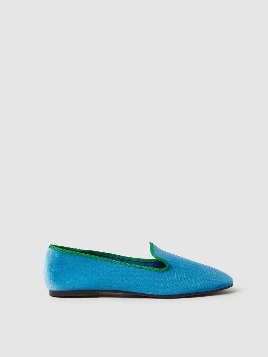 Slipper shoes with contrasting edging_0