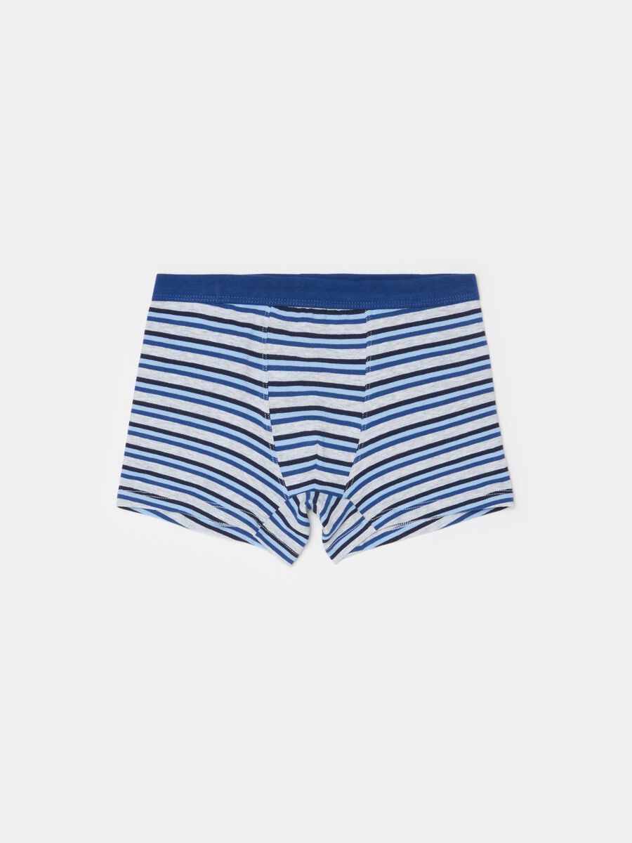 Striped organic cotton boxer shorts_0