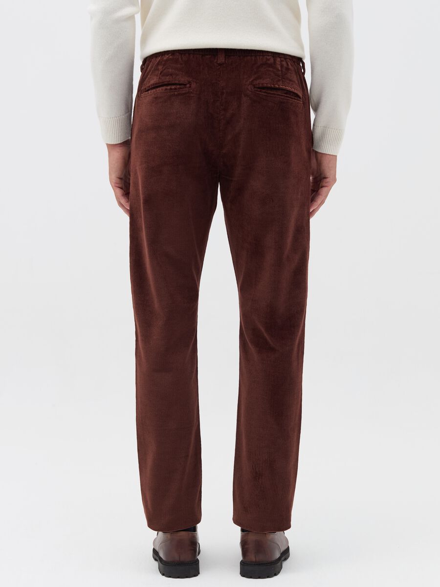 Chino jogger trousers in corduroy_2