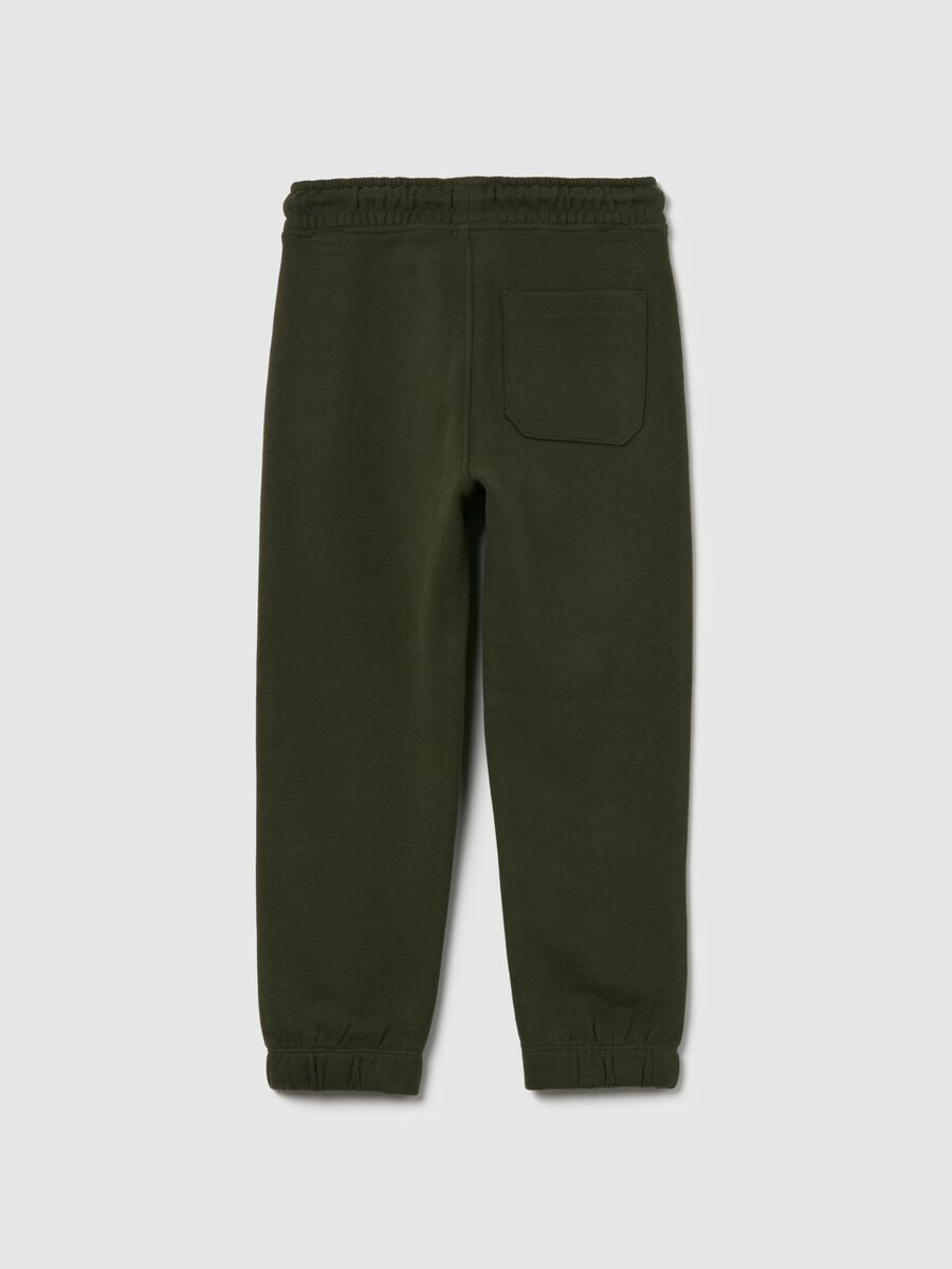 Essential joggers in organic cotton with drawstring_1