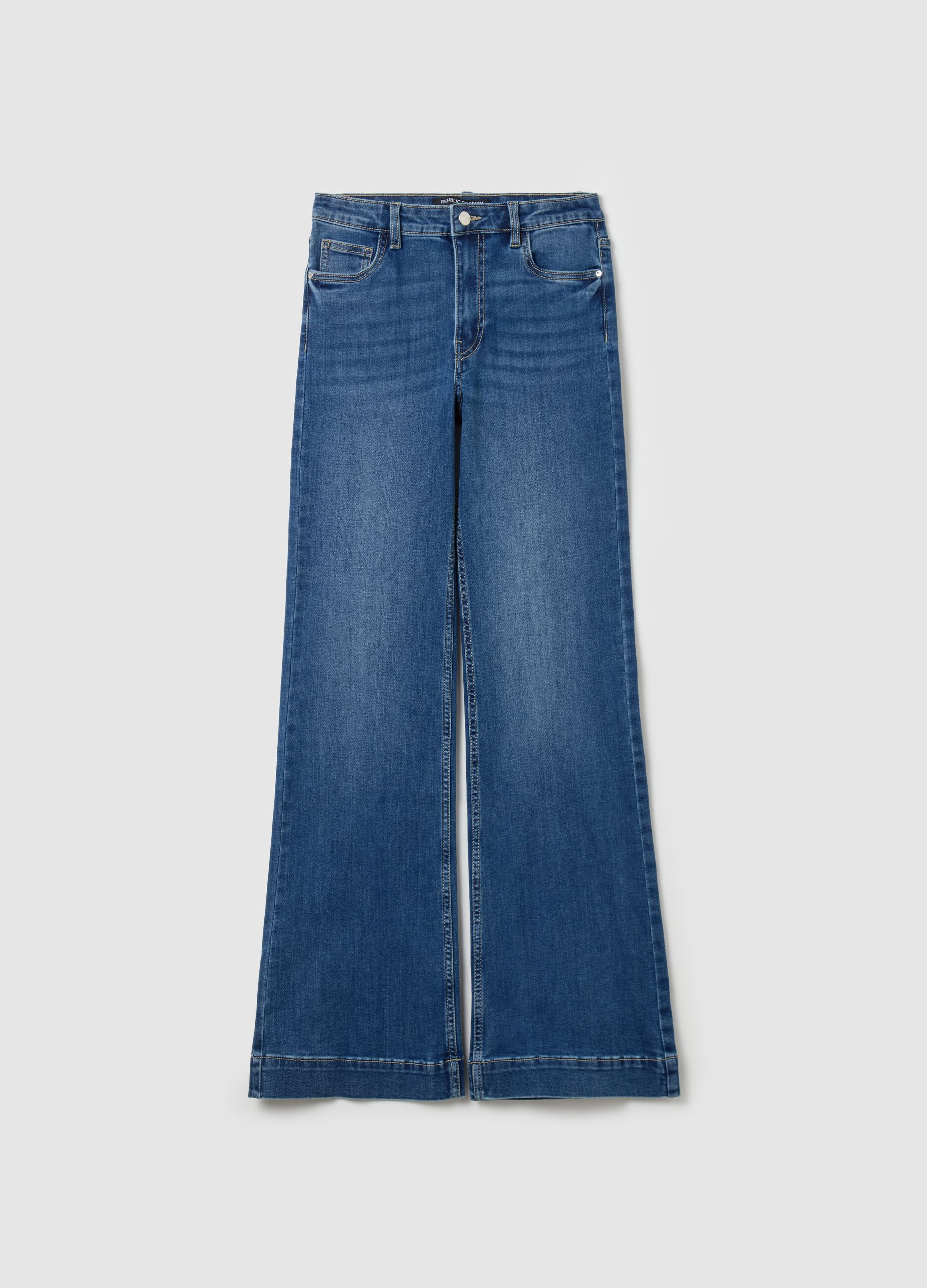 Bootcut stretch fit jeans