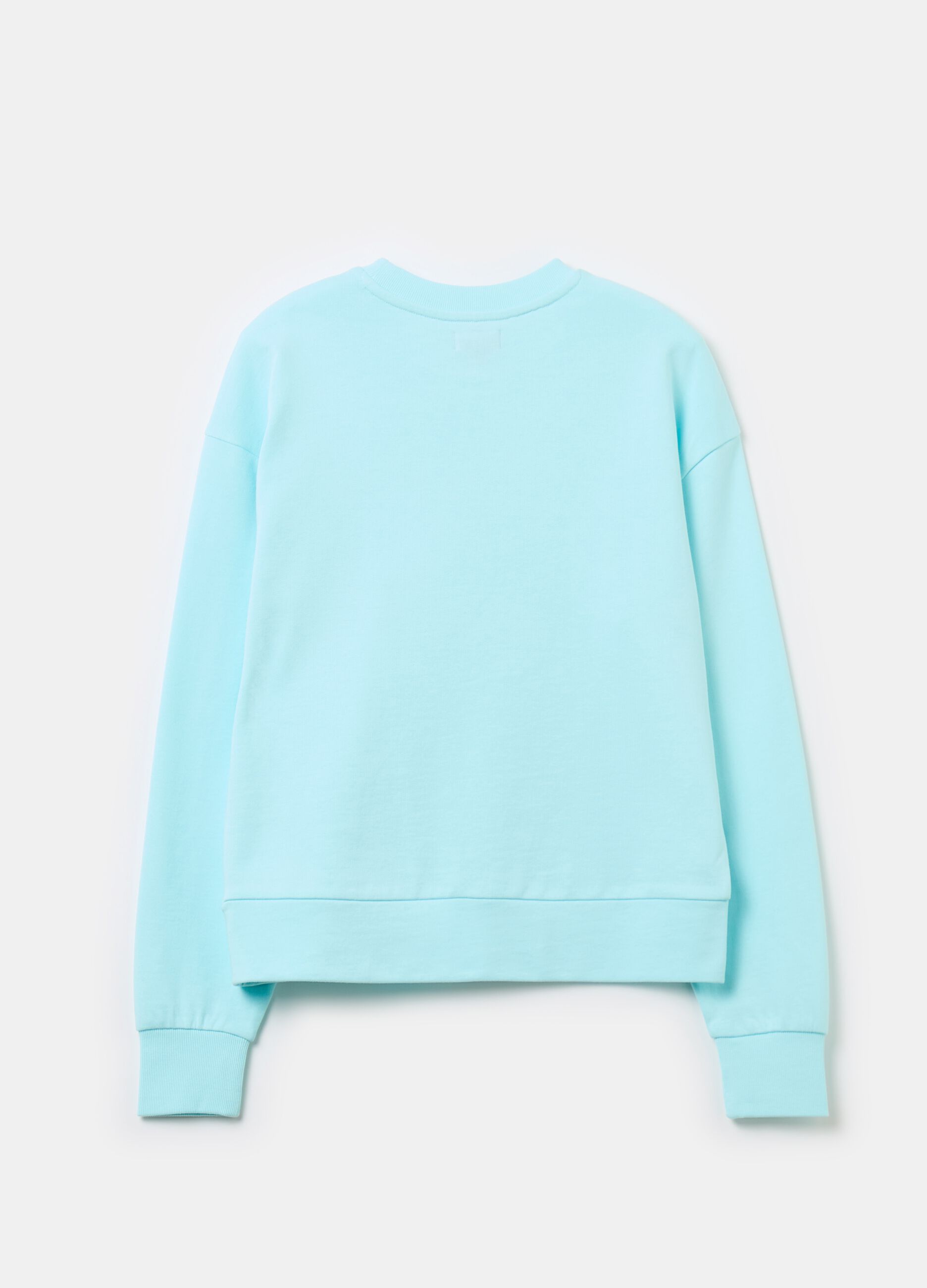 Sweatshirt with round neck