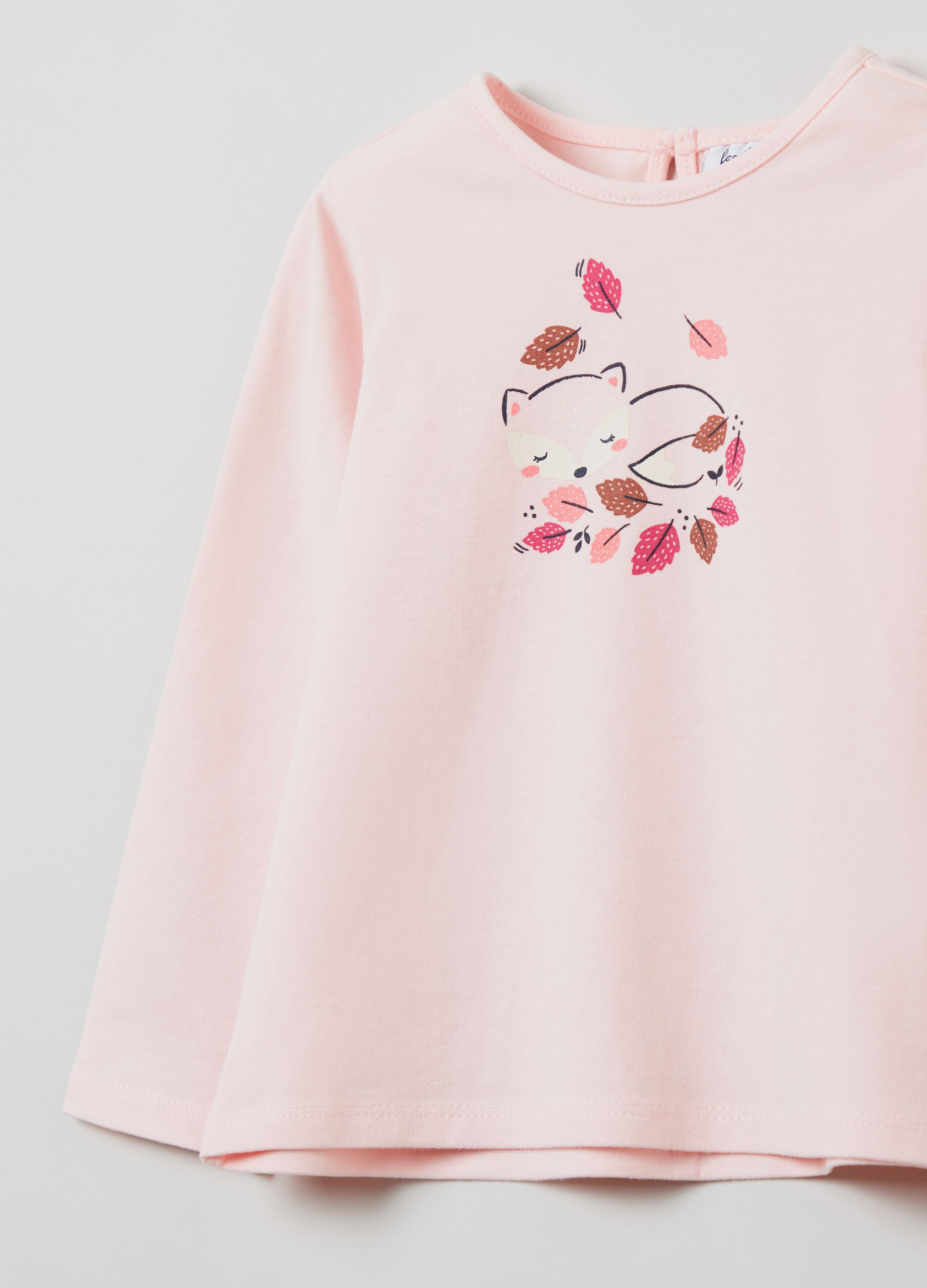 Long-sleeved T-shirt with print