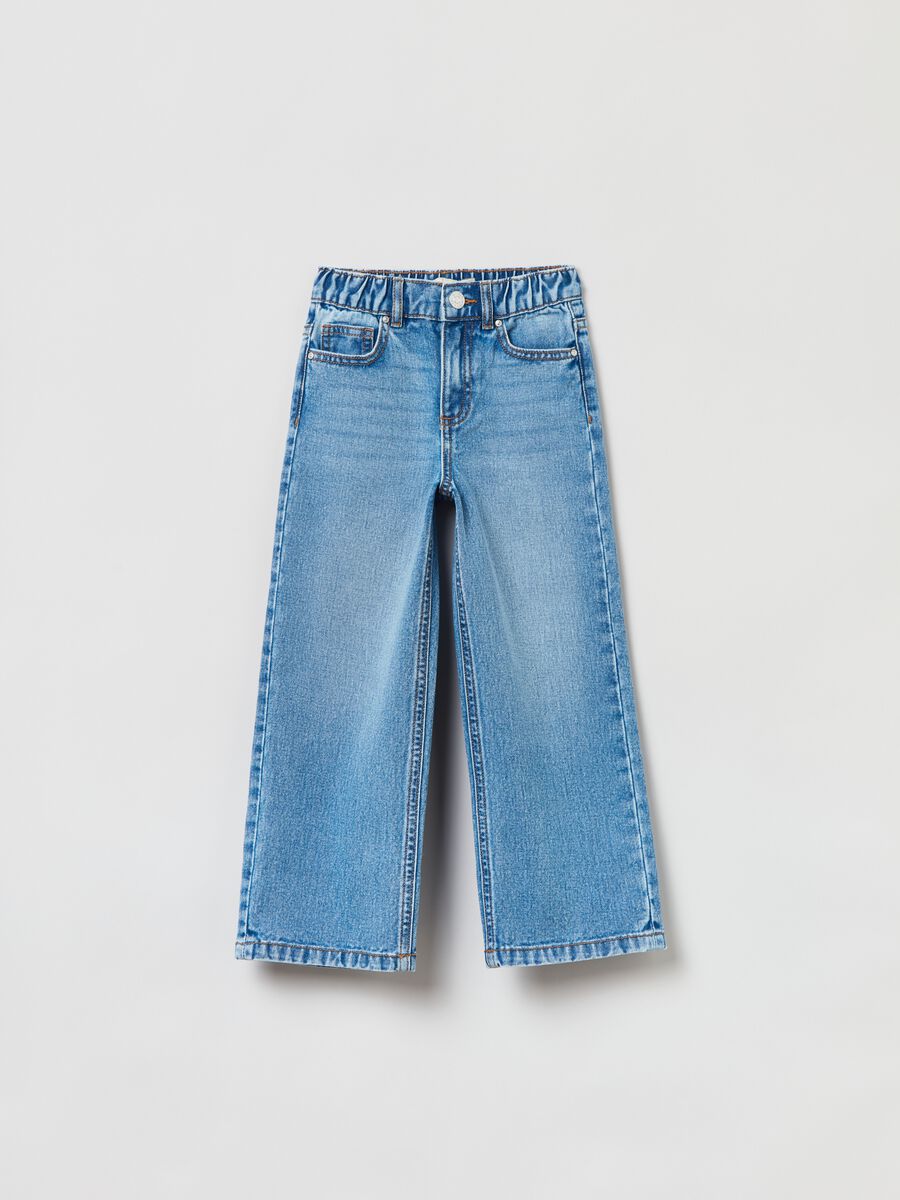 Wide-leg jeans with five pockets_0