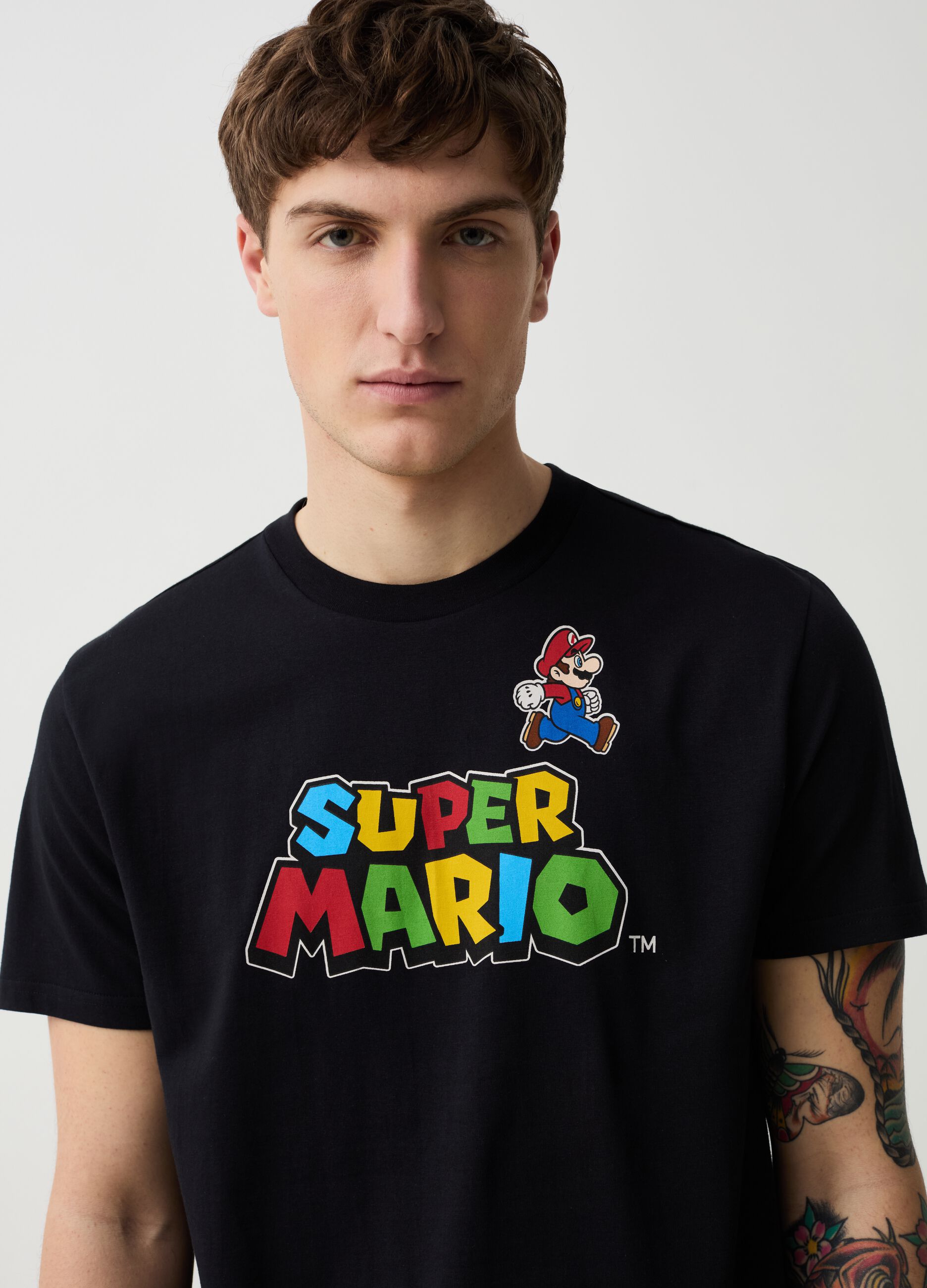 Cotton T-shirt with Super Mario™ print