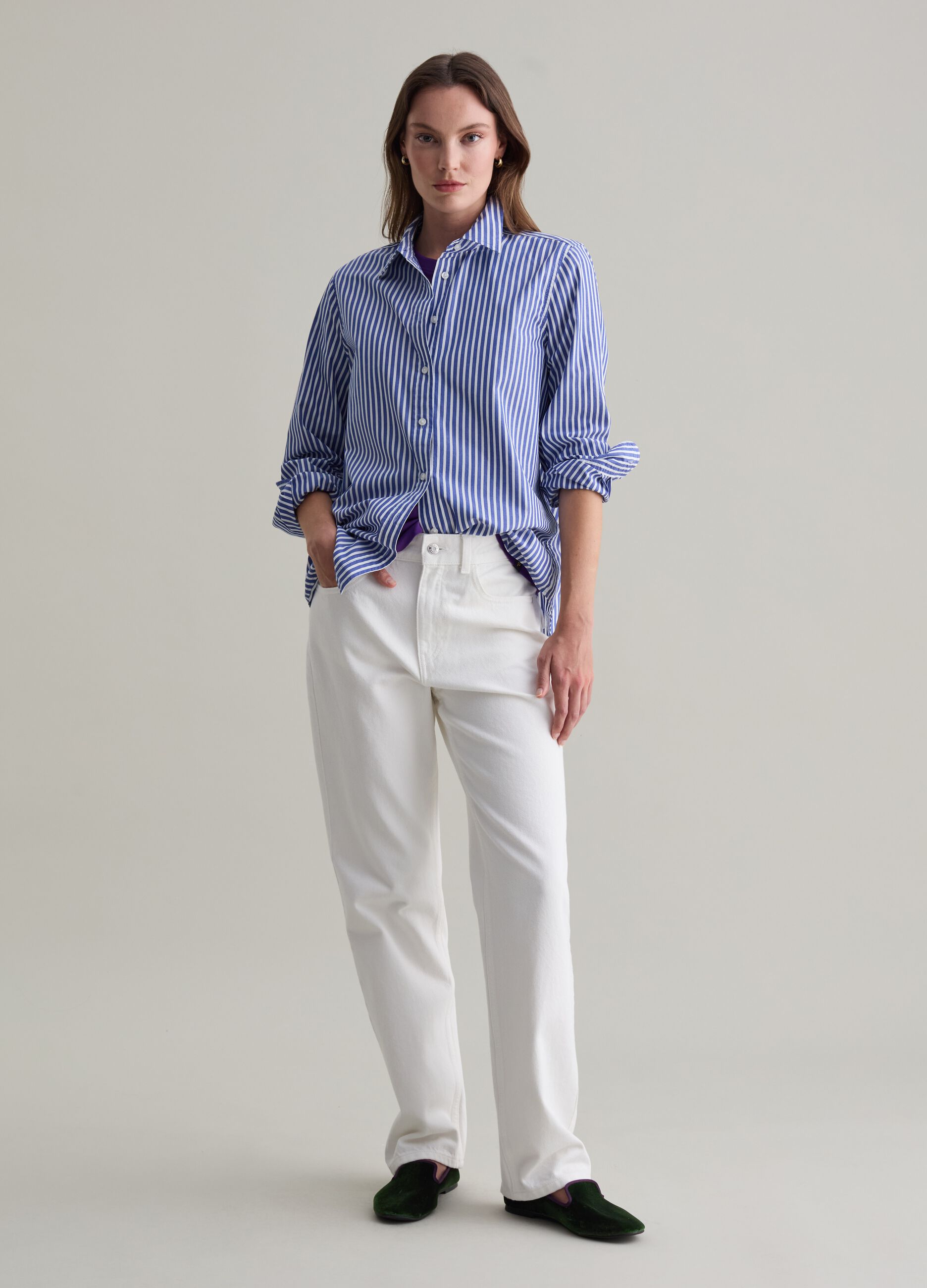 Regular-fit jeans in cotton twill