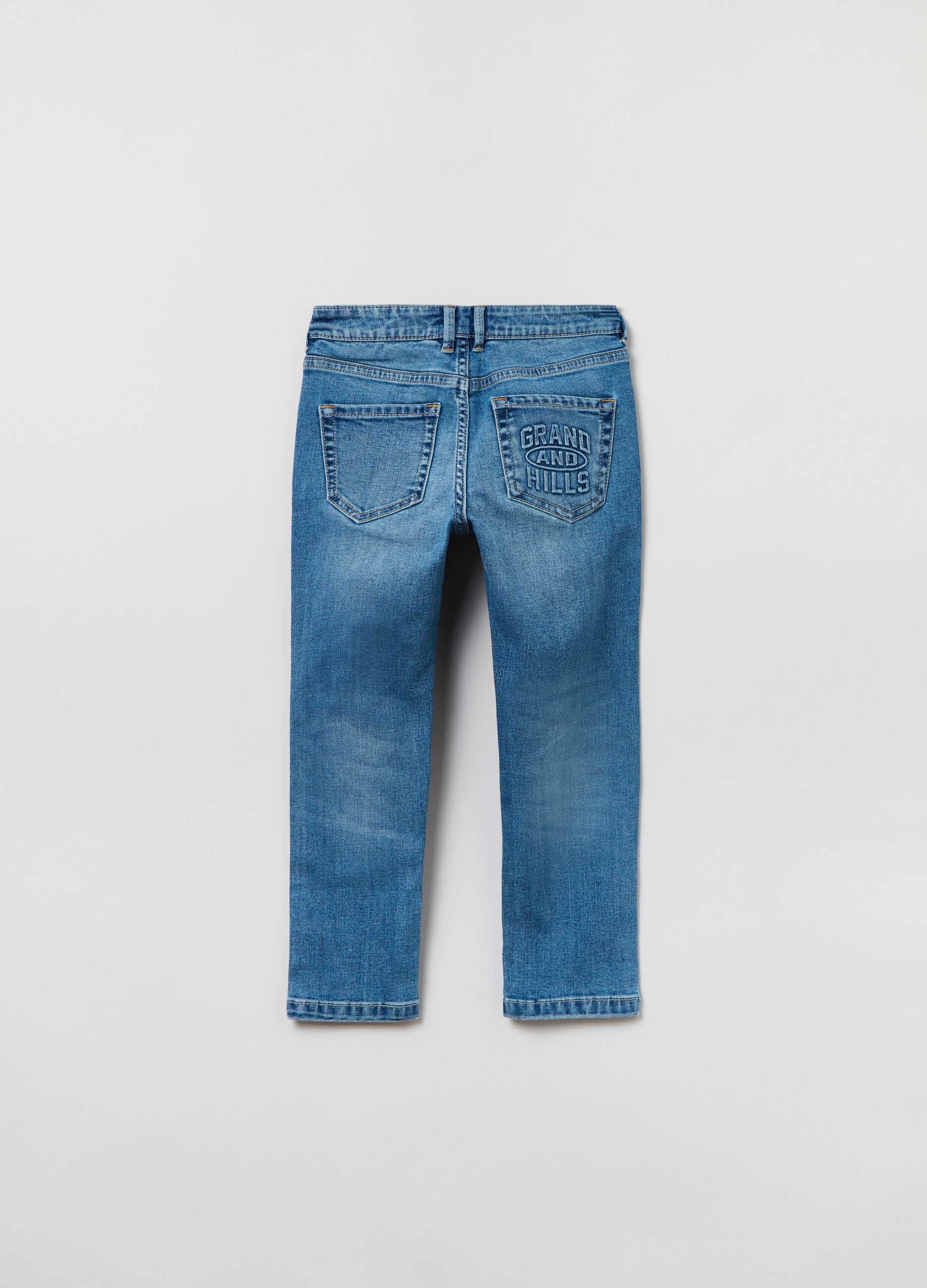 Grand&Hills five-pocket, relaxed-fit jeans