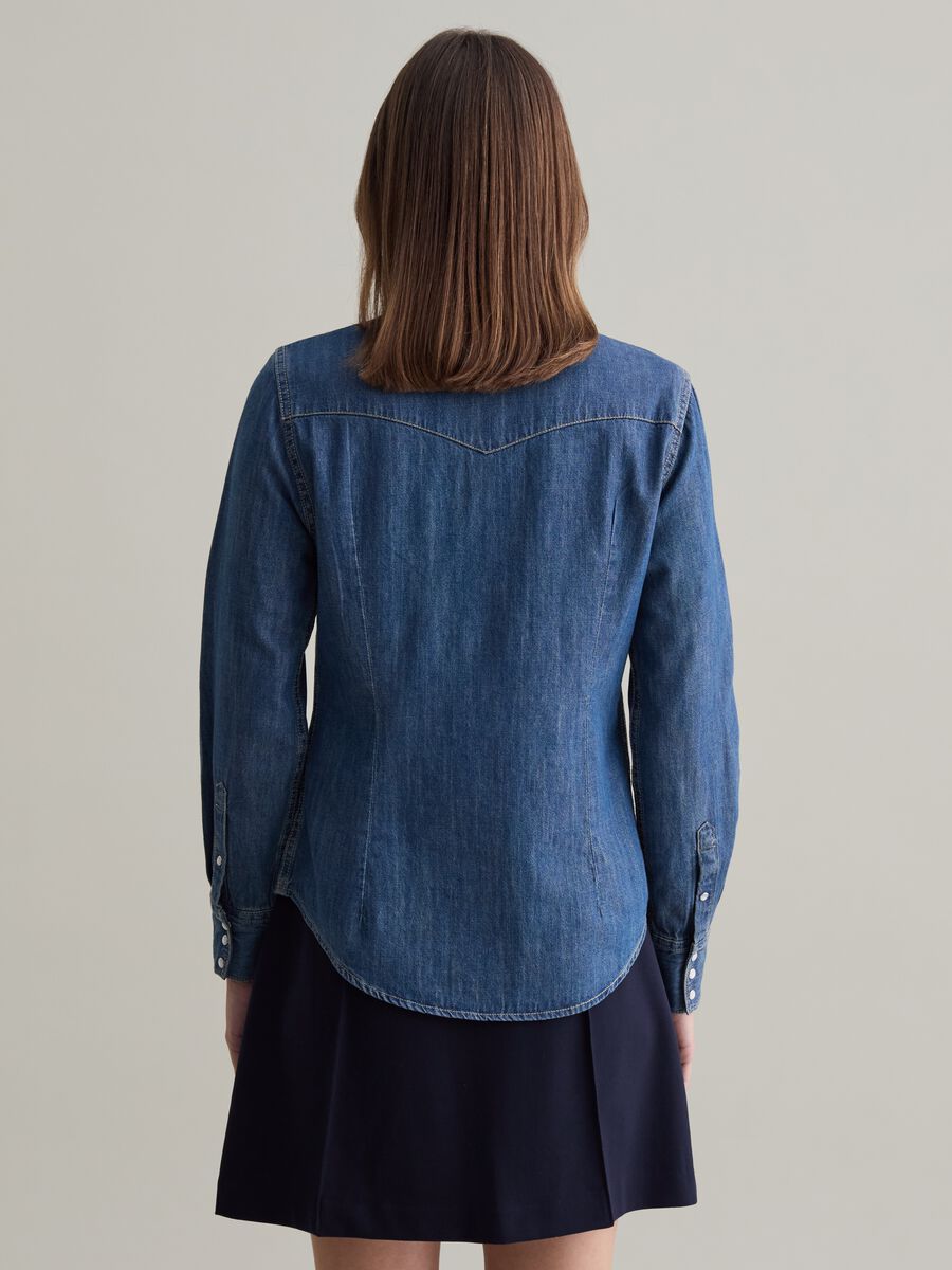 Western shirt in denim_2