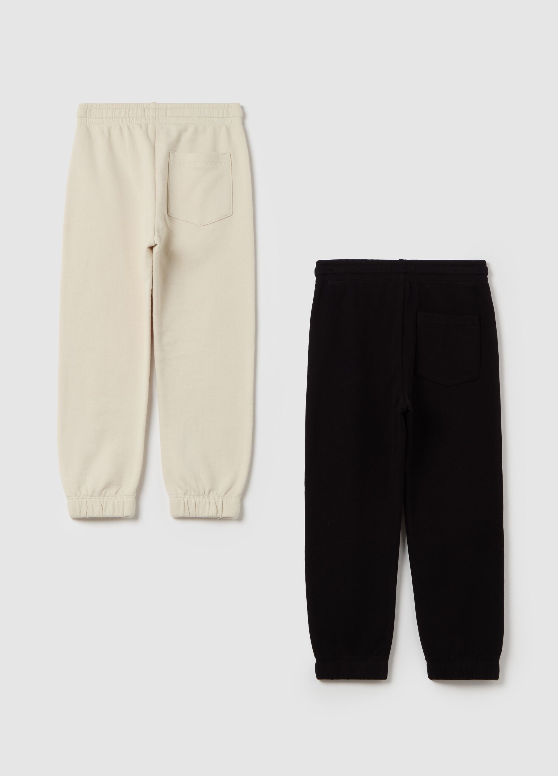 Two-pack "Space Race" joggers with drawstring