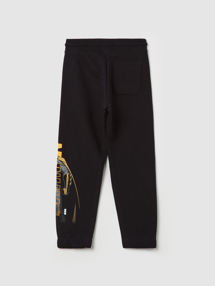 Joggers with drawstring and Batman print_1