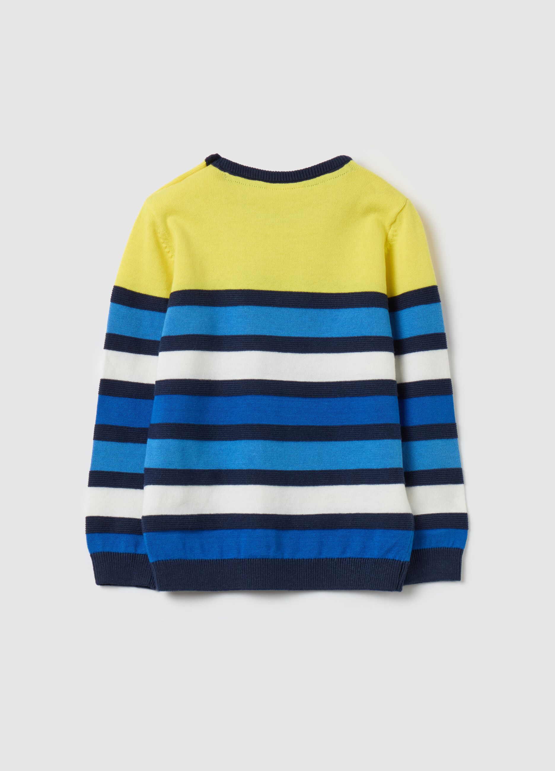 Pullover in maglia con fantasia a righe