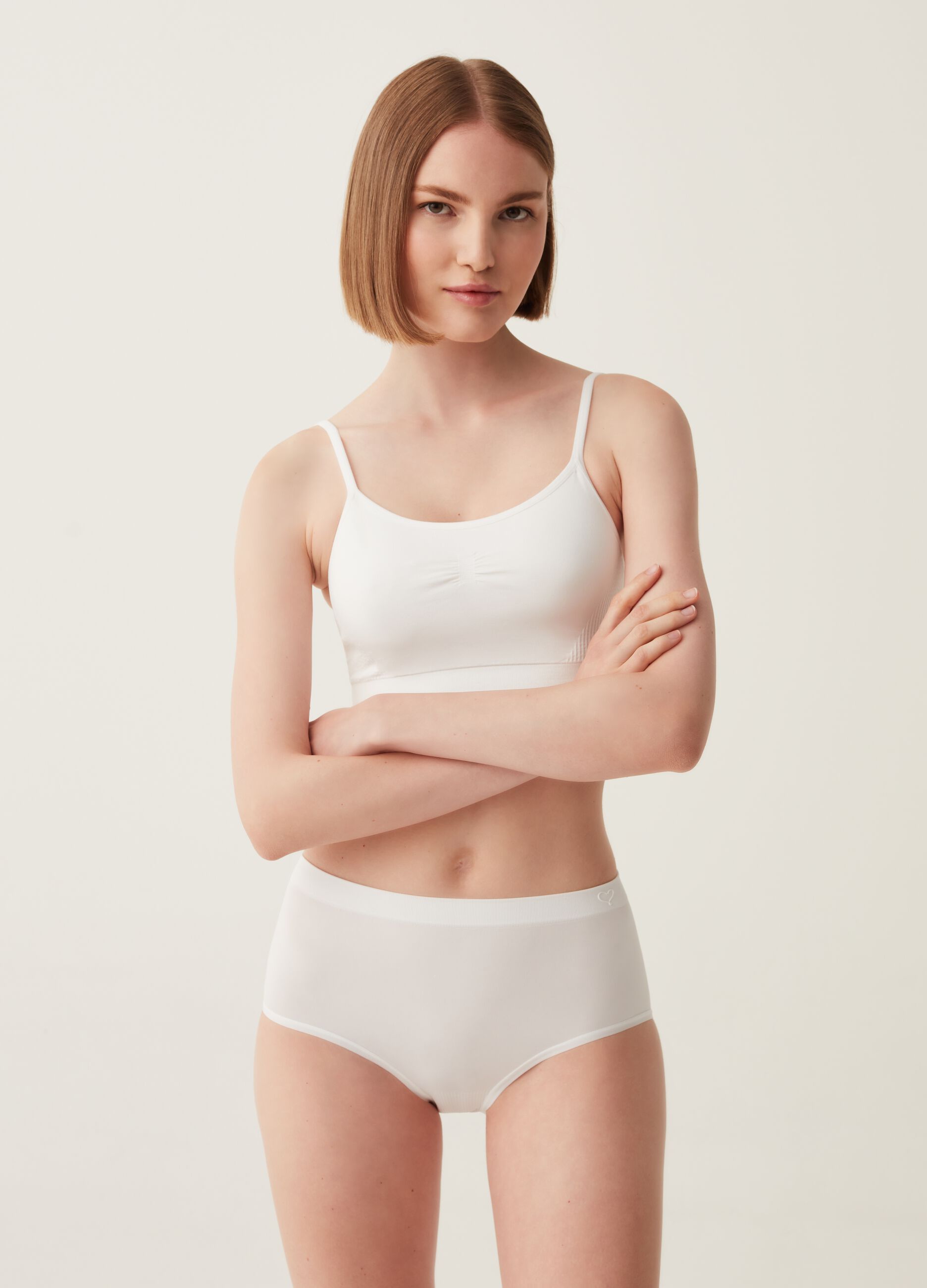 The One seamless high-waisted briefs