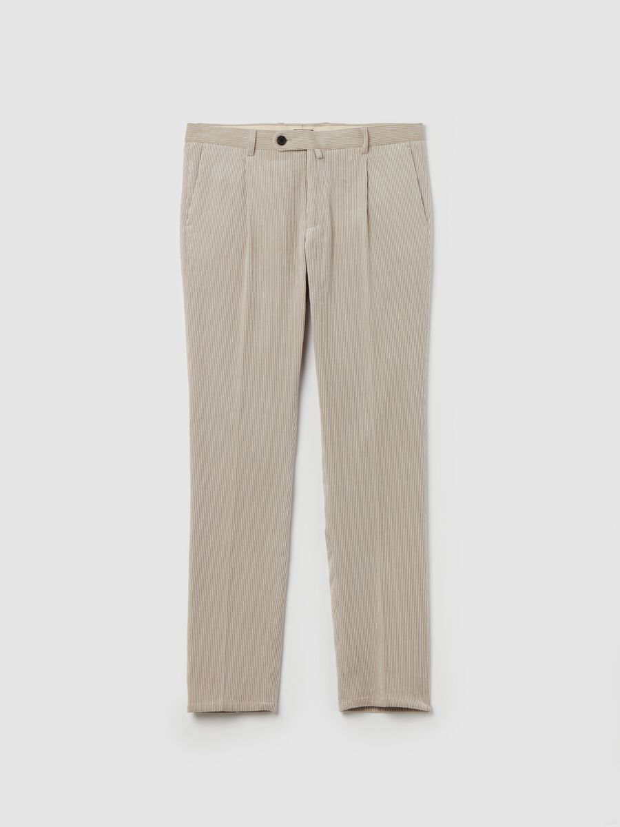 Pantalone regular fit in corduroy Contemporary_4