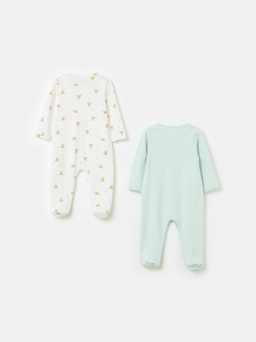 Buy Neutral Baby Printed Dungarees And Jersey Bodysuit Set (0mths-2yrs)  from Next Luxembourg
