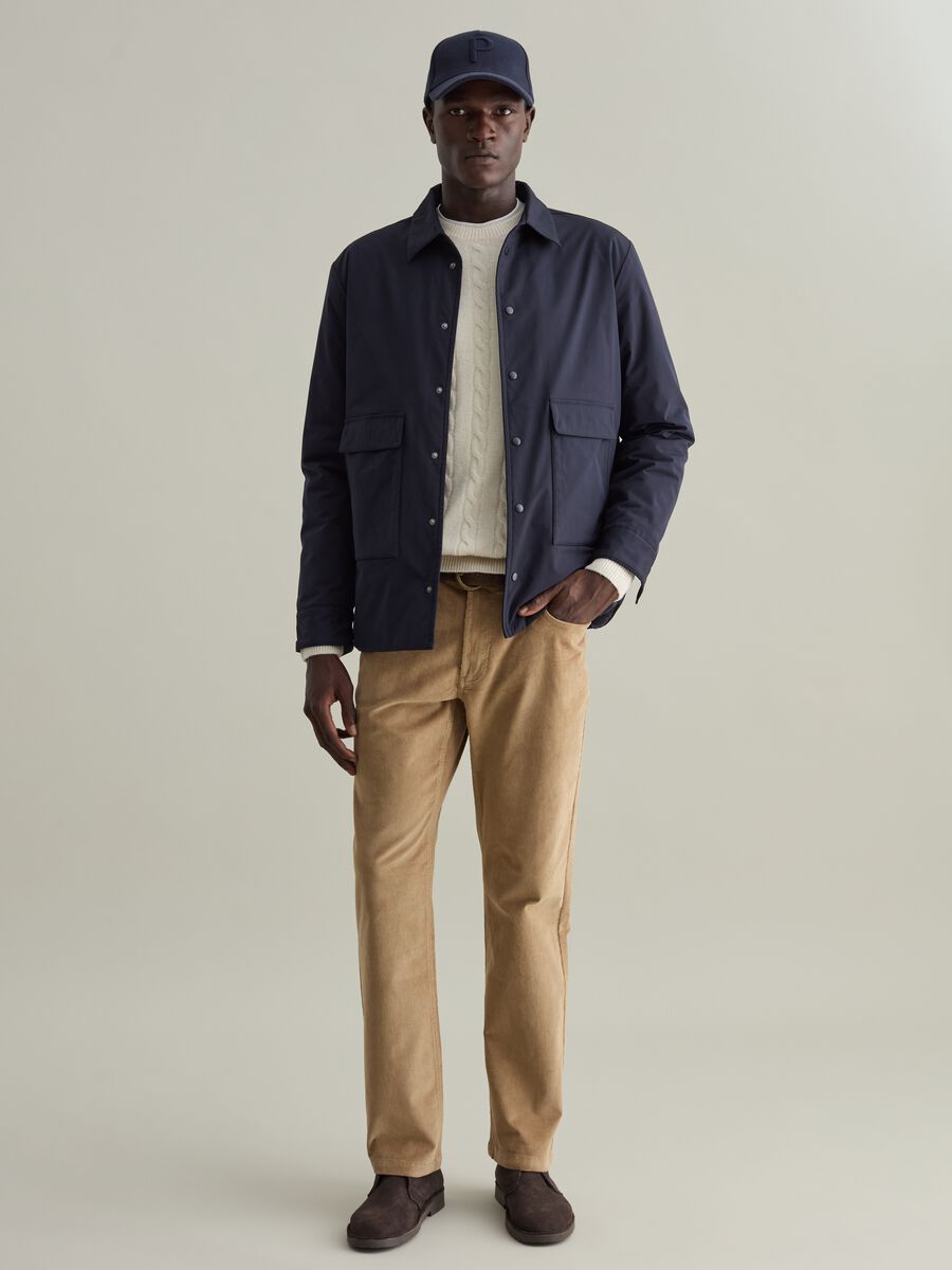 Corduroy trousers with five pockets_0