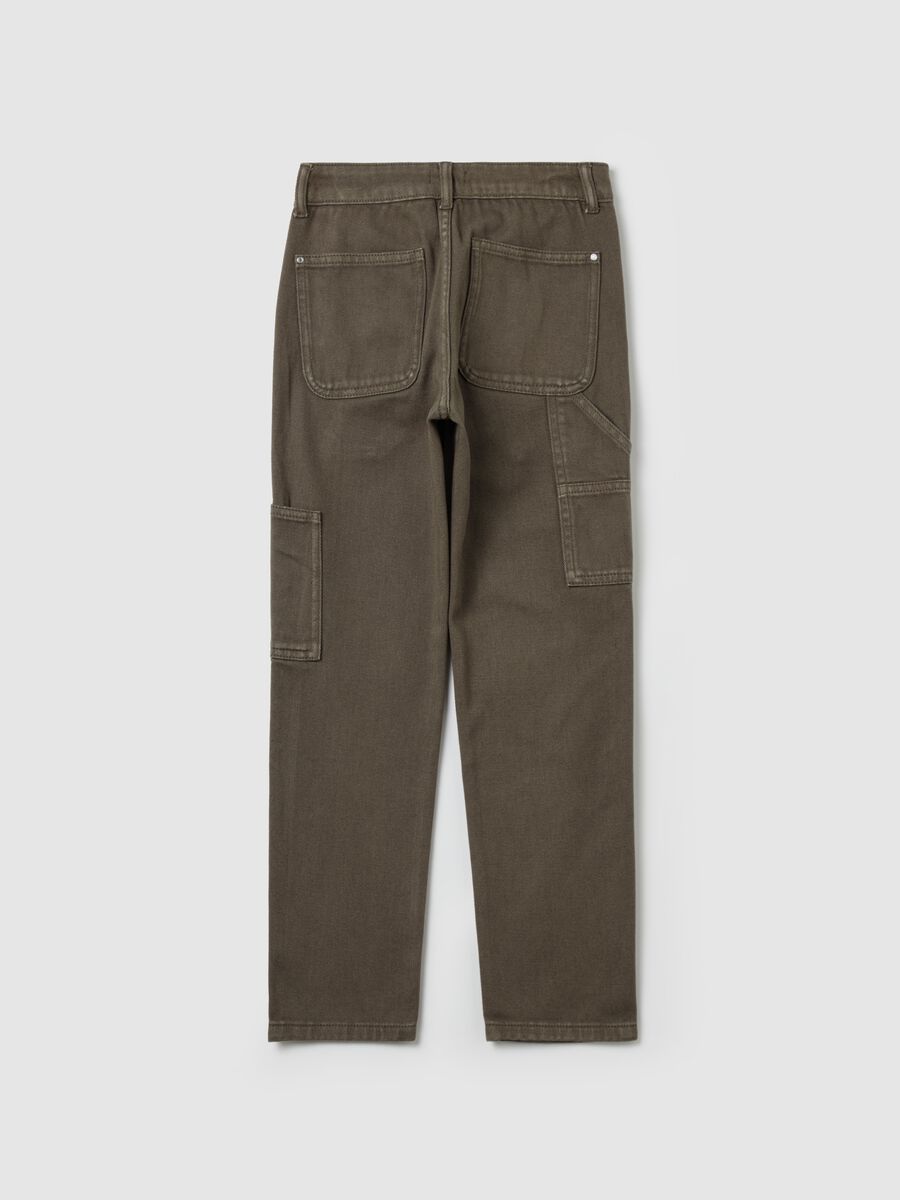 Worker trousers in cotton_1