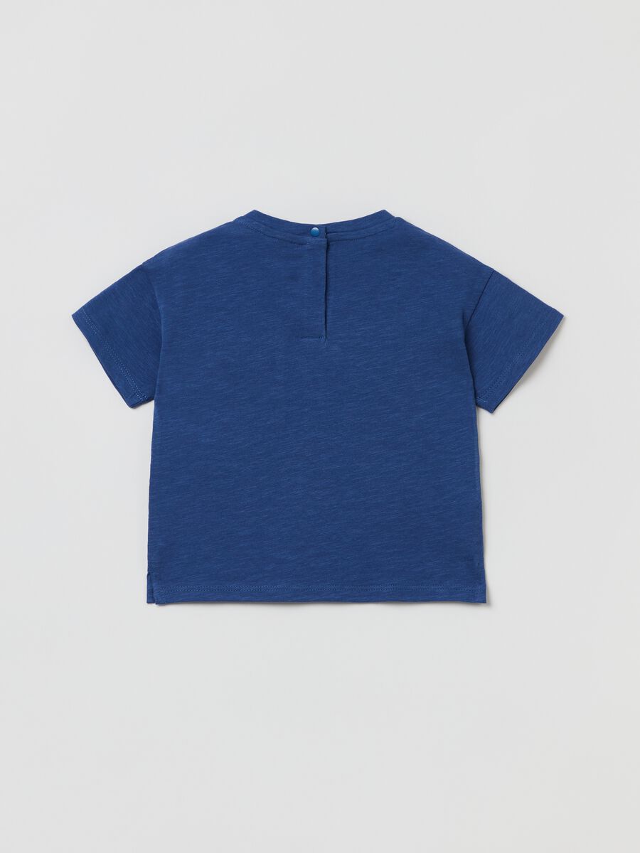 Slub cotton T-shirt with pocket_1