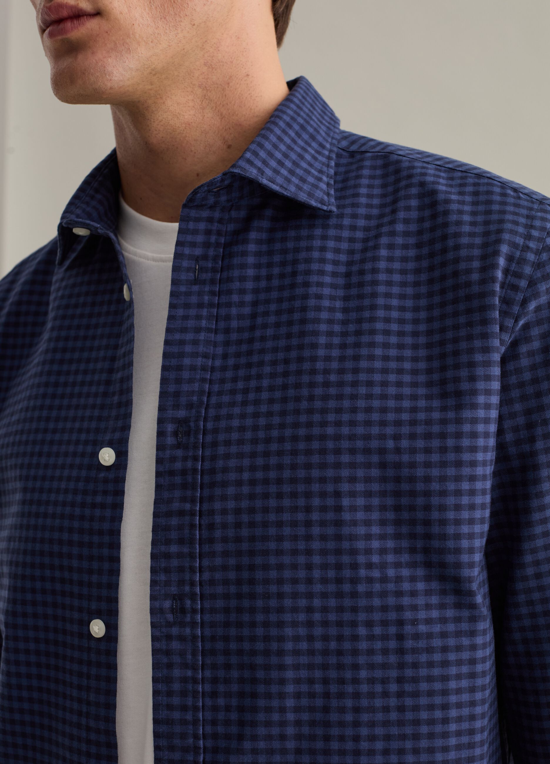 Check shirt in Oxford cotton