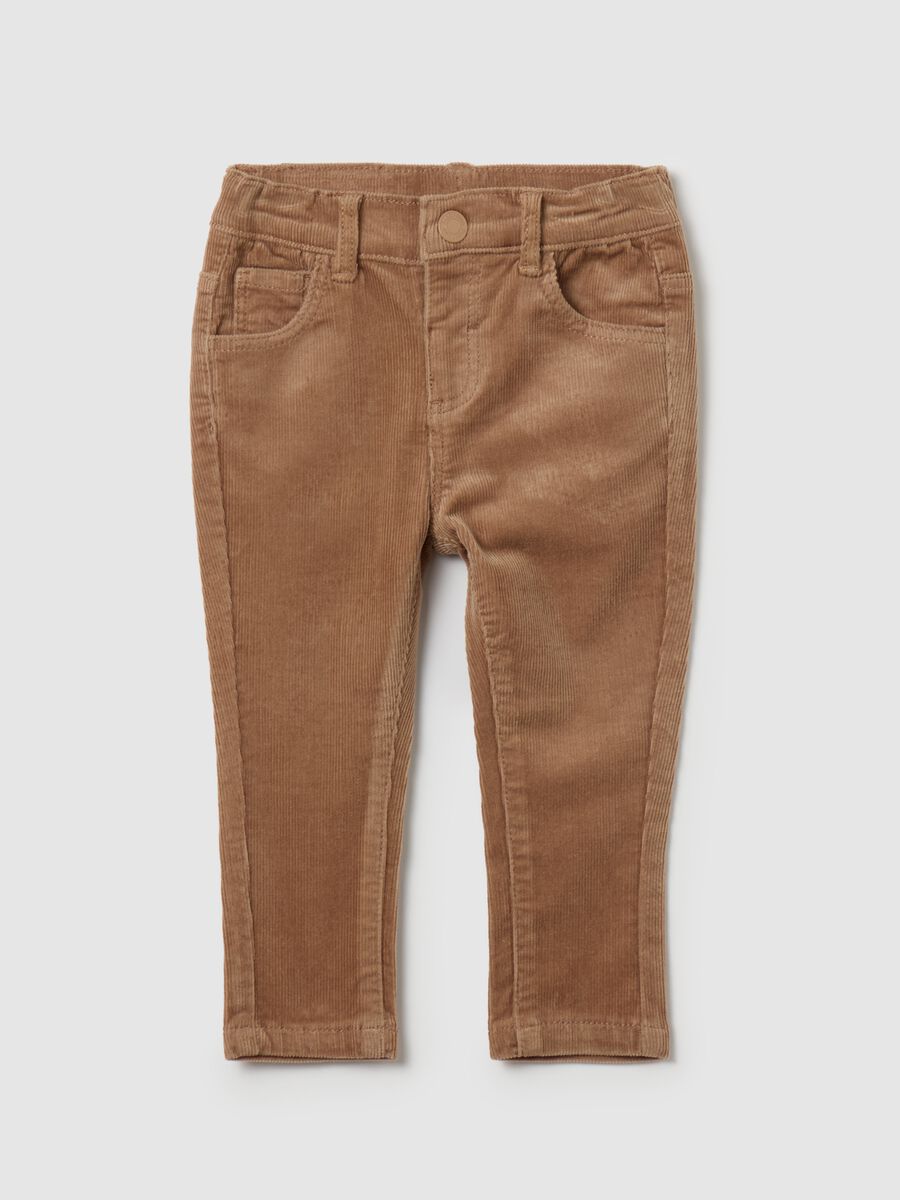 Five-pocket corduroy trousers_0