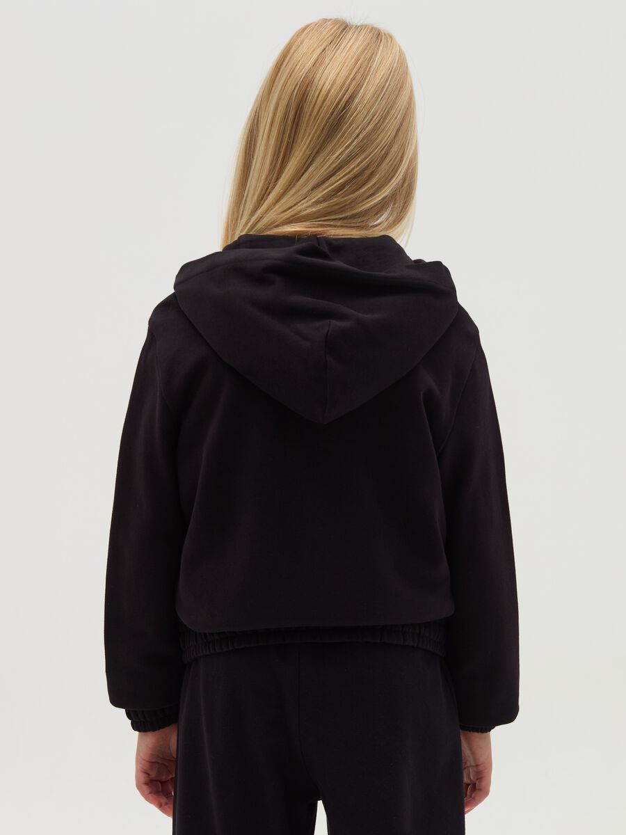 Essential organic cotton full-zip sweatshirt with hood_2