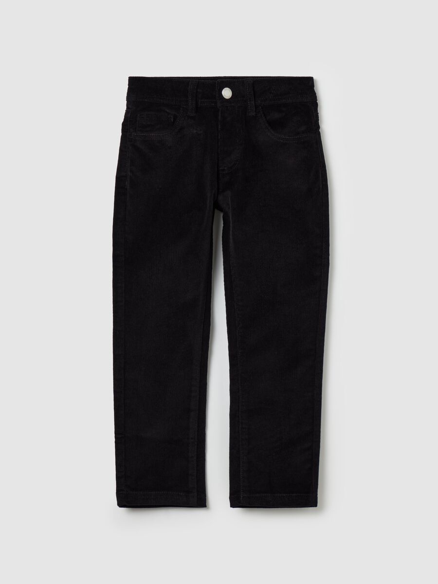 Five-pocket corduroy trousers_0