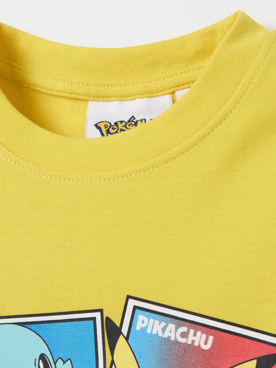 Cotton T-shirt with Pokémon print_2