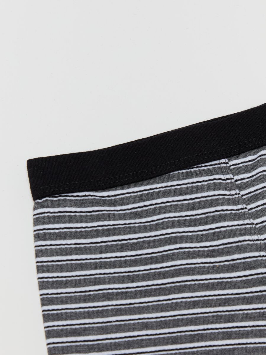 Organic cotton boxer shorts with striped pattern_2