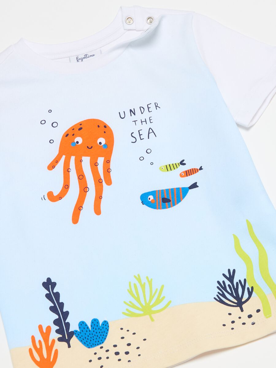 T-shirt with fish print_2