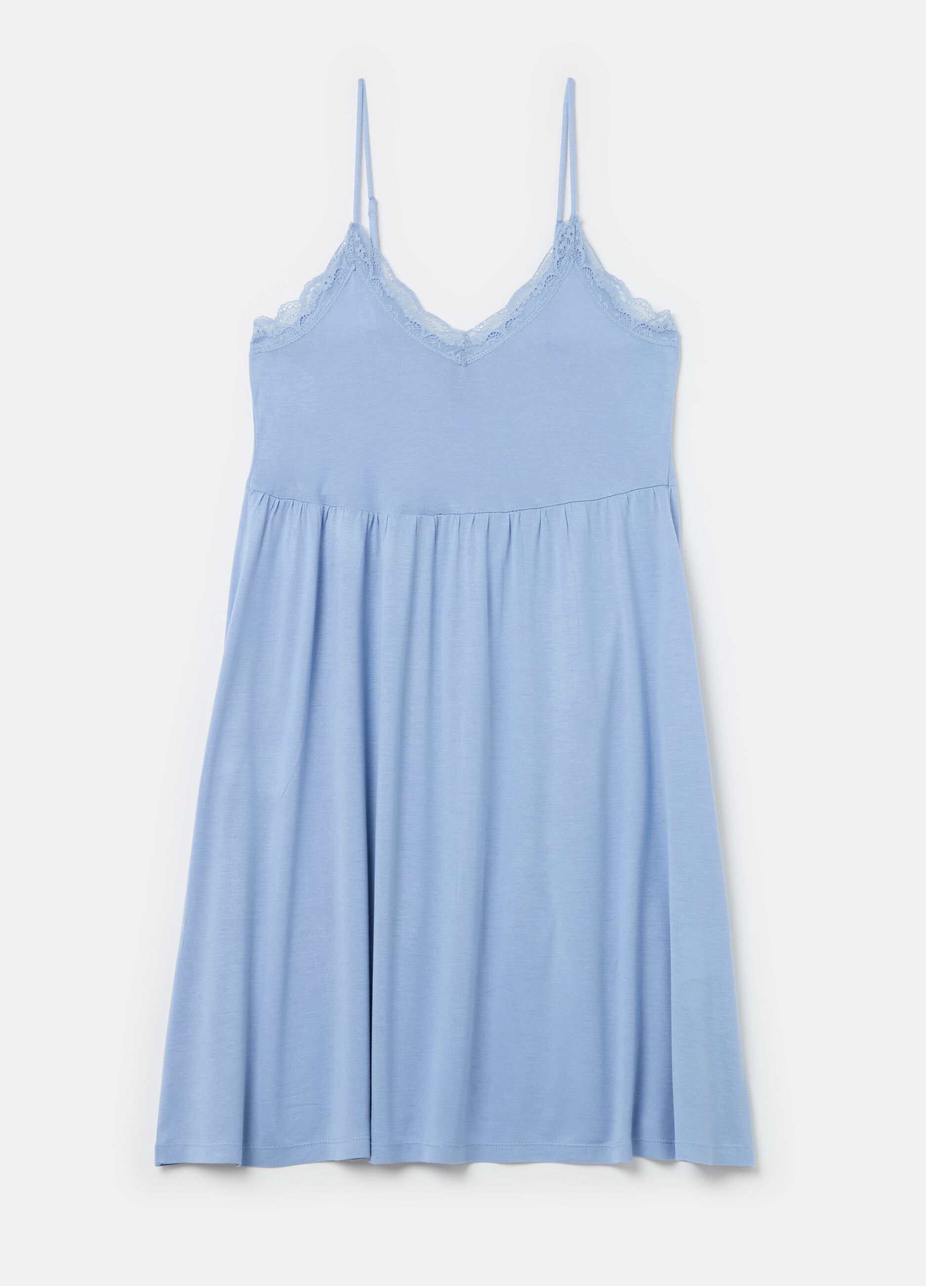 Nightdress with spaghetti straps