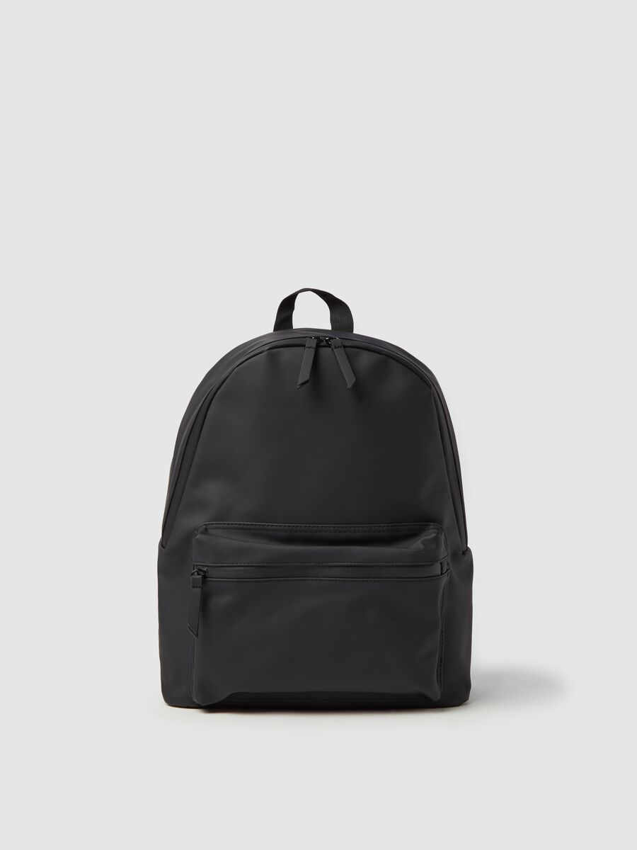 Solid colour waterproof backpack_0