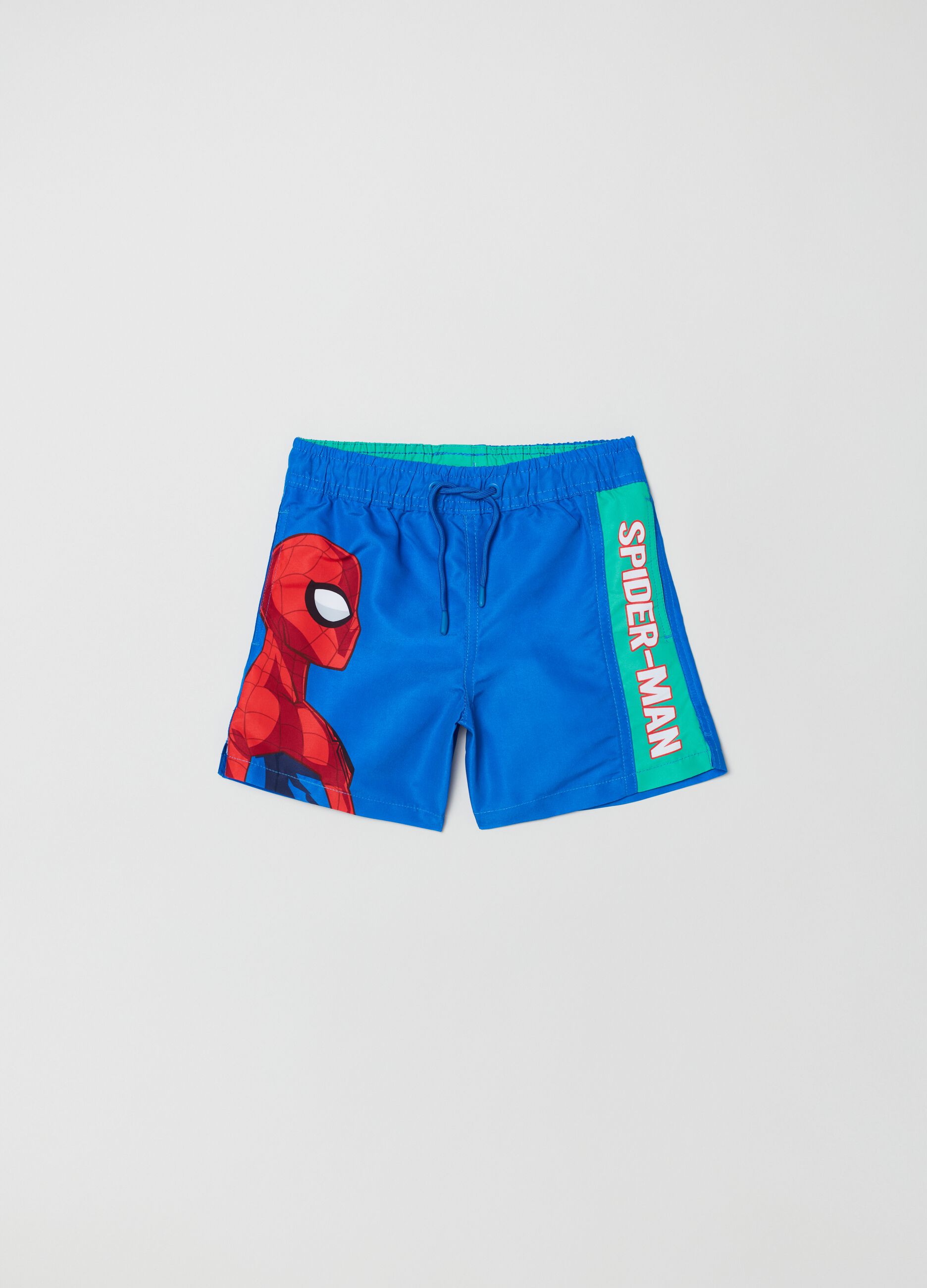 Swimming trunks with Marvel Spider-Man print