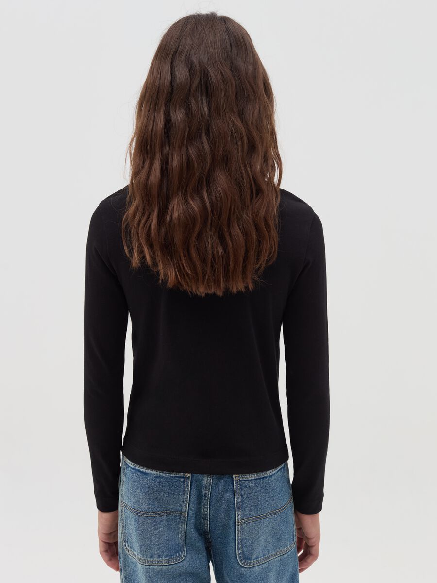 Long-sleeved T-shirt in organic cotton_1