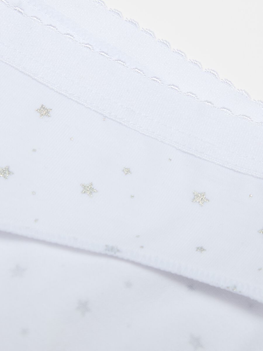 Organic cotton briefs with stars print_2