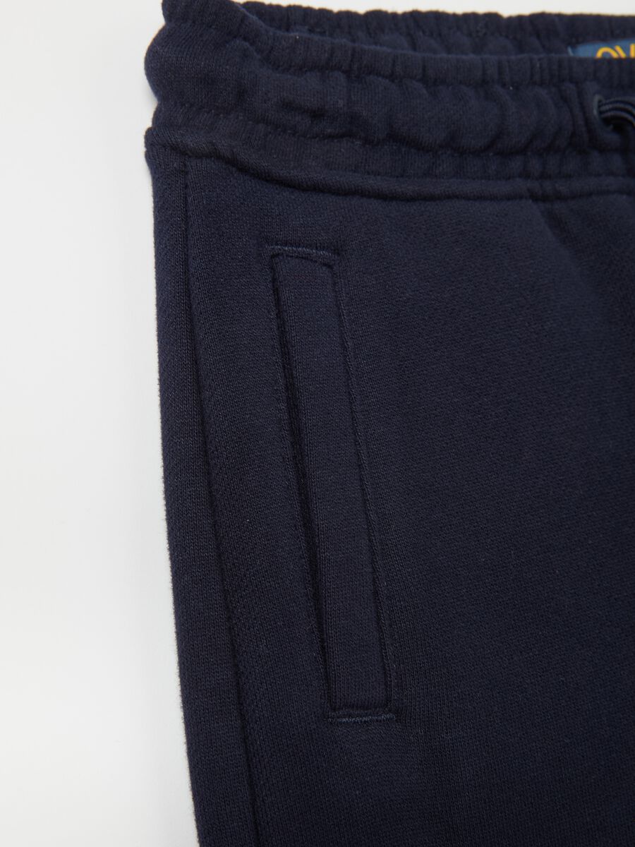 Essential joggers in organic cotton with drawstring_3