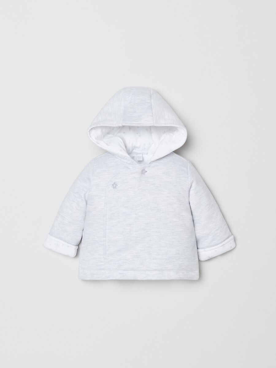 Cotton jacket with hood_0