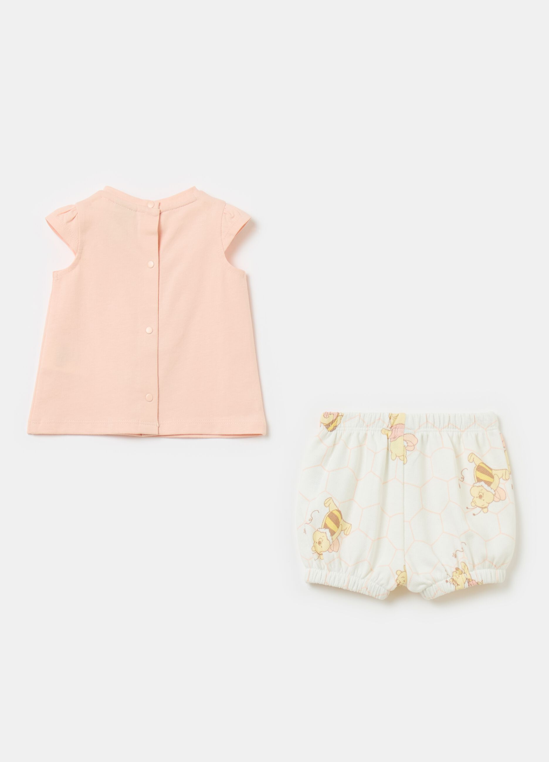 Organic cotton jogging set with Winnie the Pooh patch