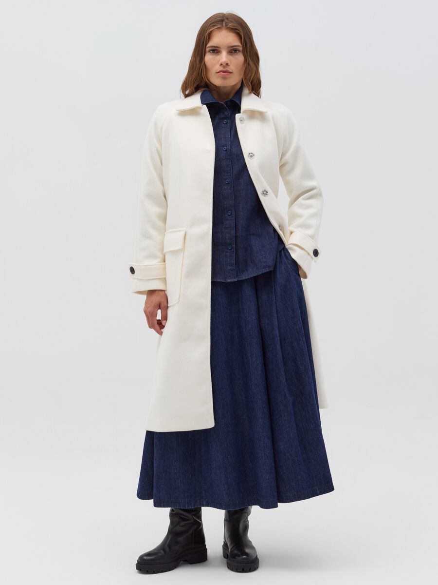 Long coat with belt_1