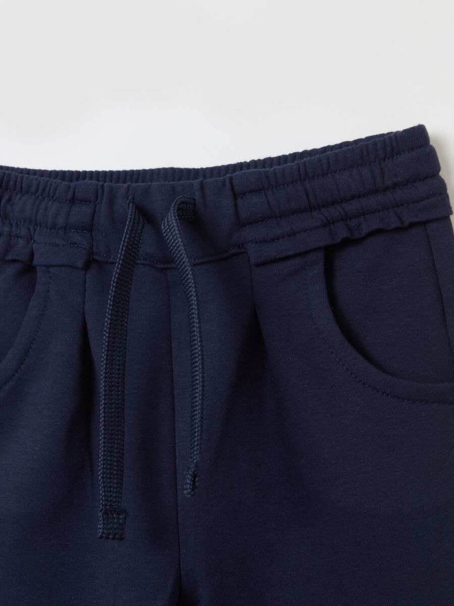 French terry joggers with drawstring_2