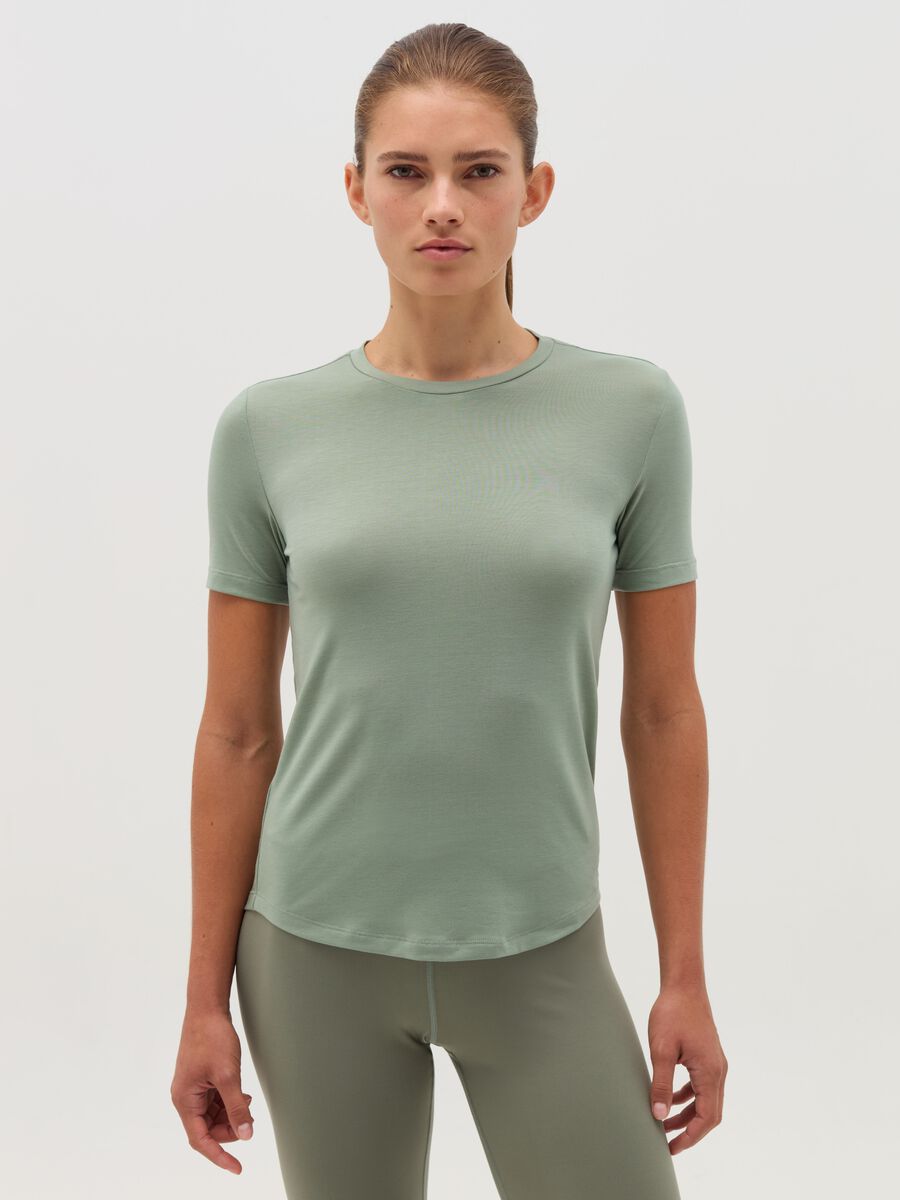 T-shirt in sustainable Lyocell_0